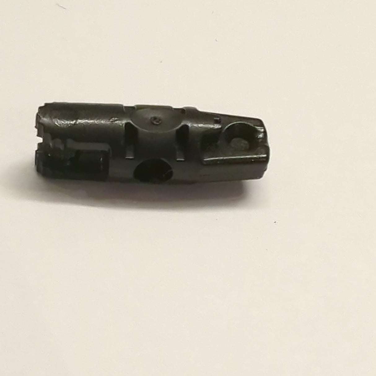 1x3 Gelenk / Scharnier mit 1 Finger und 2 Fingern mit Loch schwarz black