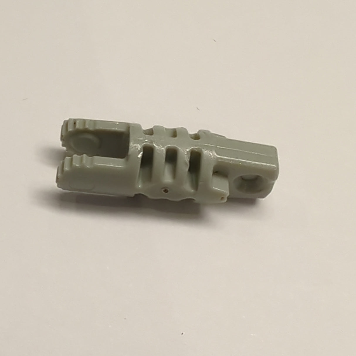 1x3 Gelenk / Scharnier mit 1 Finger und 2 Fingern ohne Loch althellgrau light gray