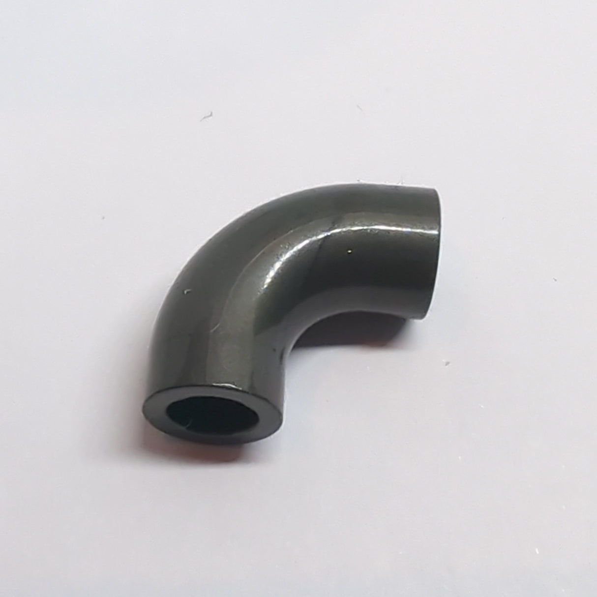 NEU Stein, Rund 1 x 1 d. 90 Grab Ellenbogen Makkaroni - ohne Noppe - Typ 2 - Achsloch titan