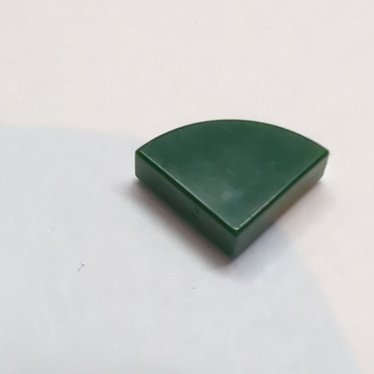 1x1 Fliese Viertel rund dunkelgrün dark green