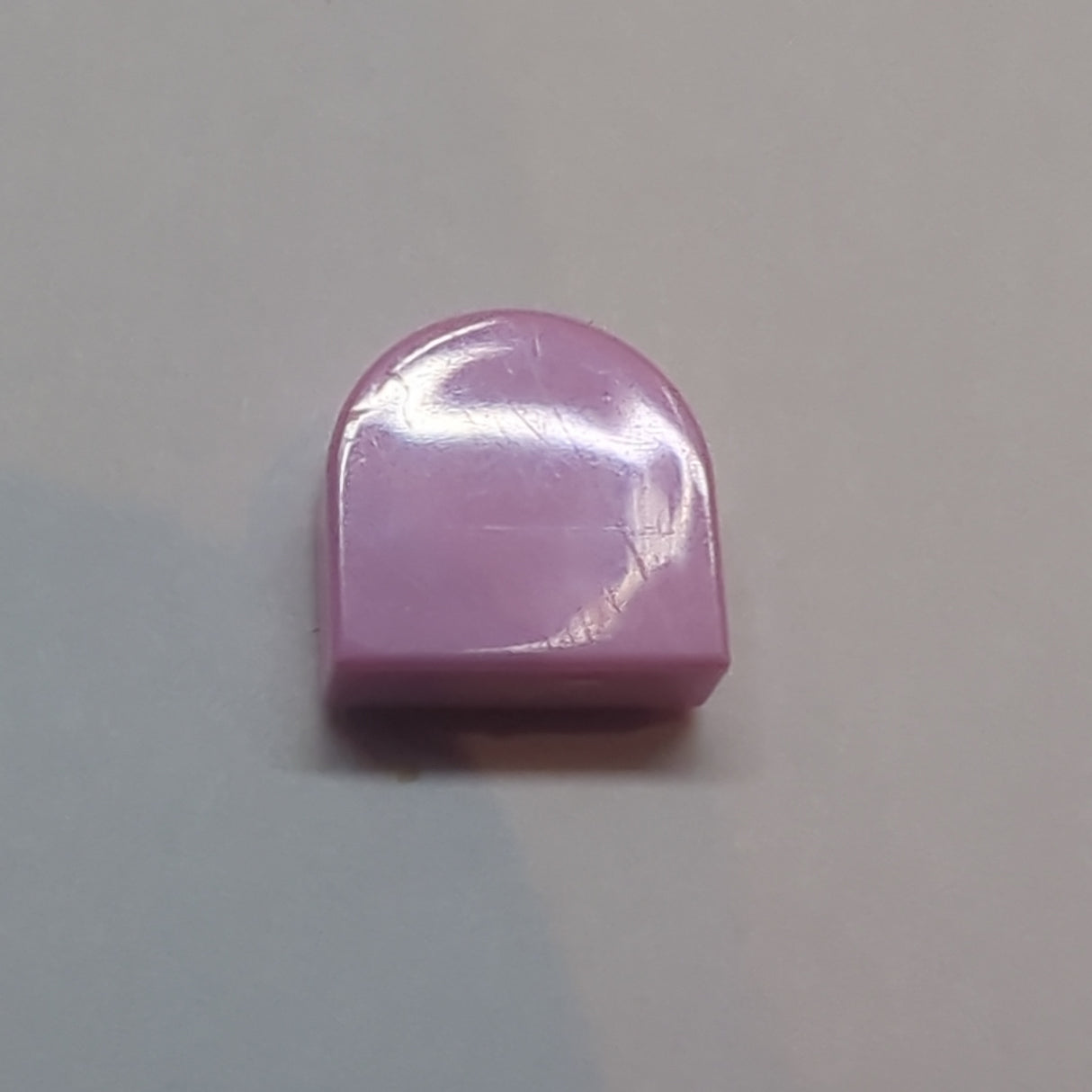 1x1 Fliese Halbkreis verlängert, rosa bright pink