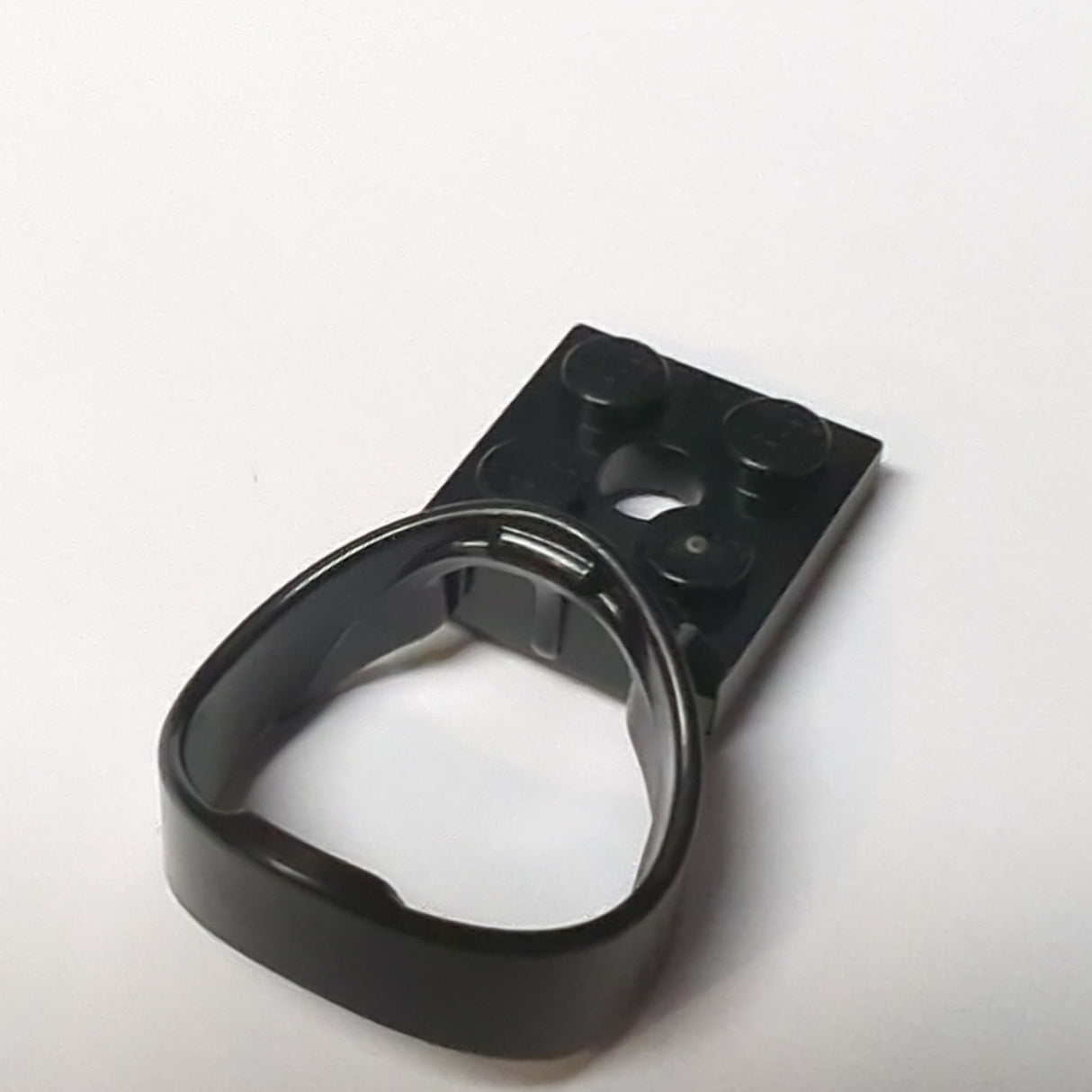 NEU Platte, Modifiziert 2 x 2 mit Kugelhalter schwarz