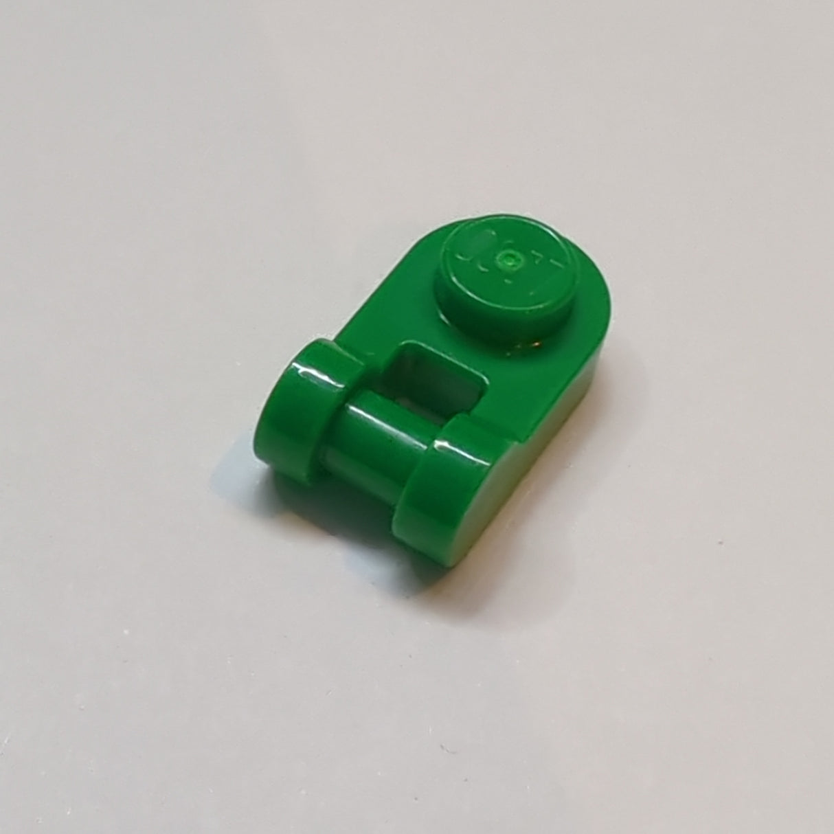 NEU Platte, Rund 1 x 1 mit Stangengriff grün