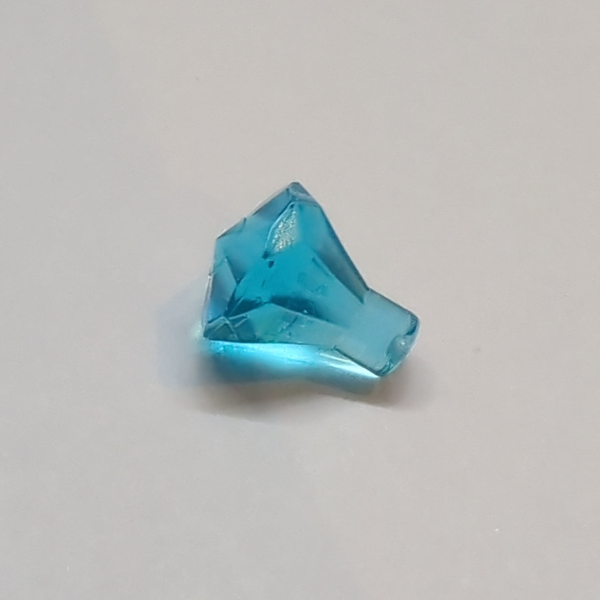 NEU Diamant 1 x 1 Juwel 24 Facetten transparent hellblau