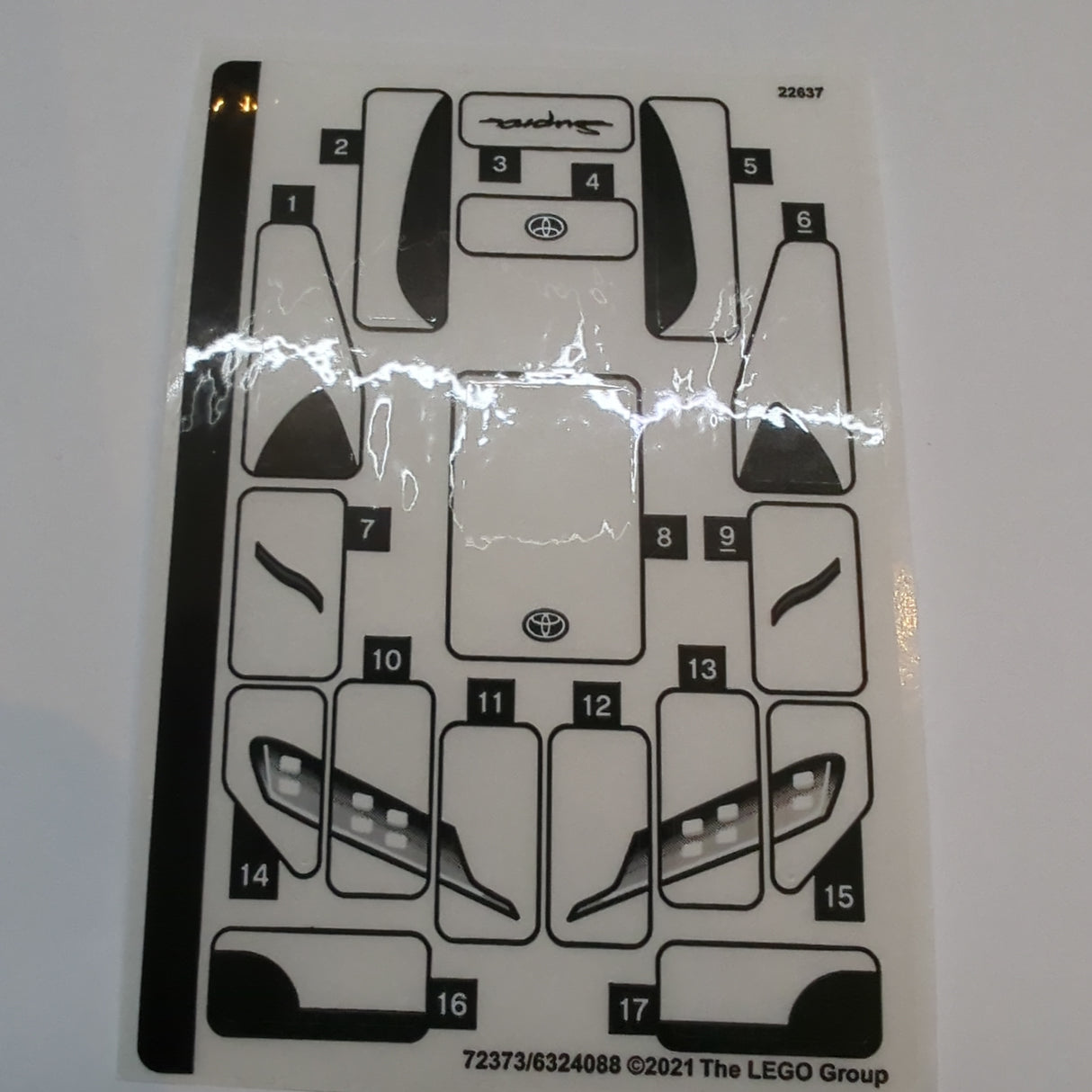 NEU Sticker Sheet for Set 76901 - (72373/6324088)