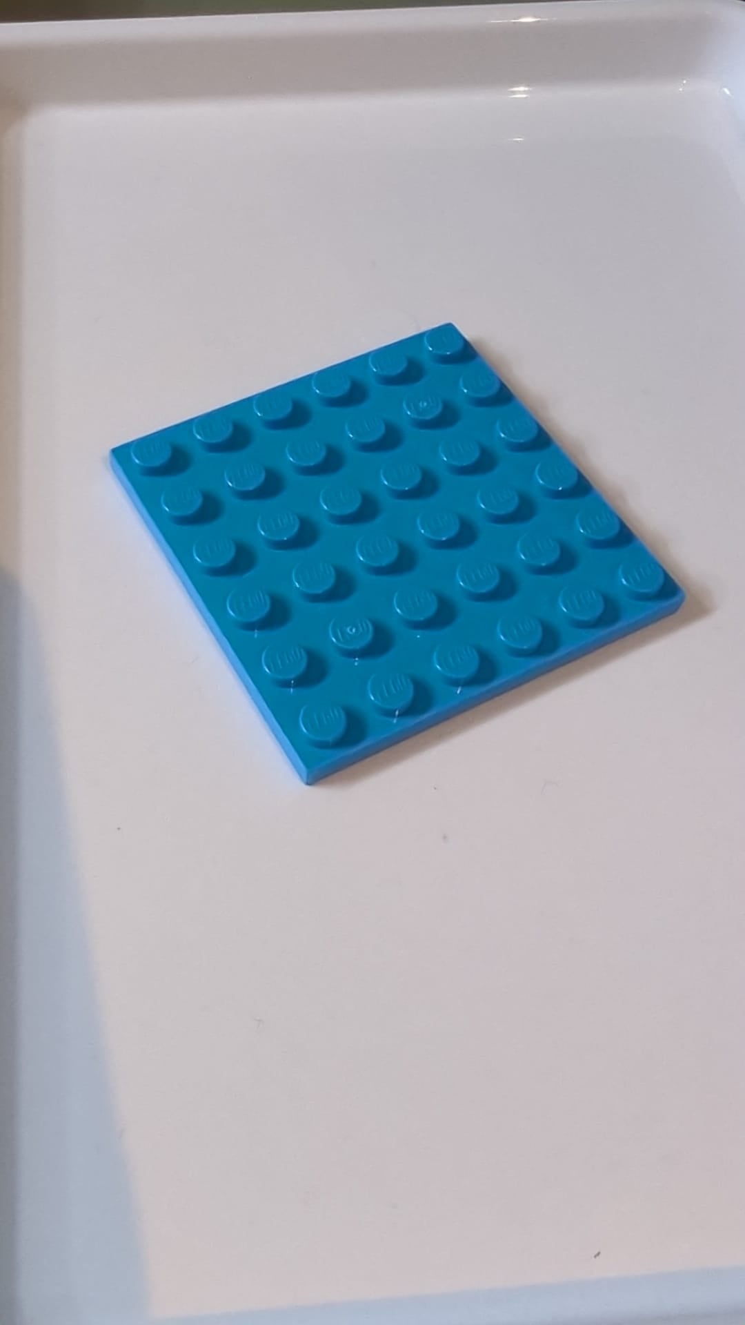 6x6 Platte dunkelazur