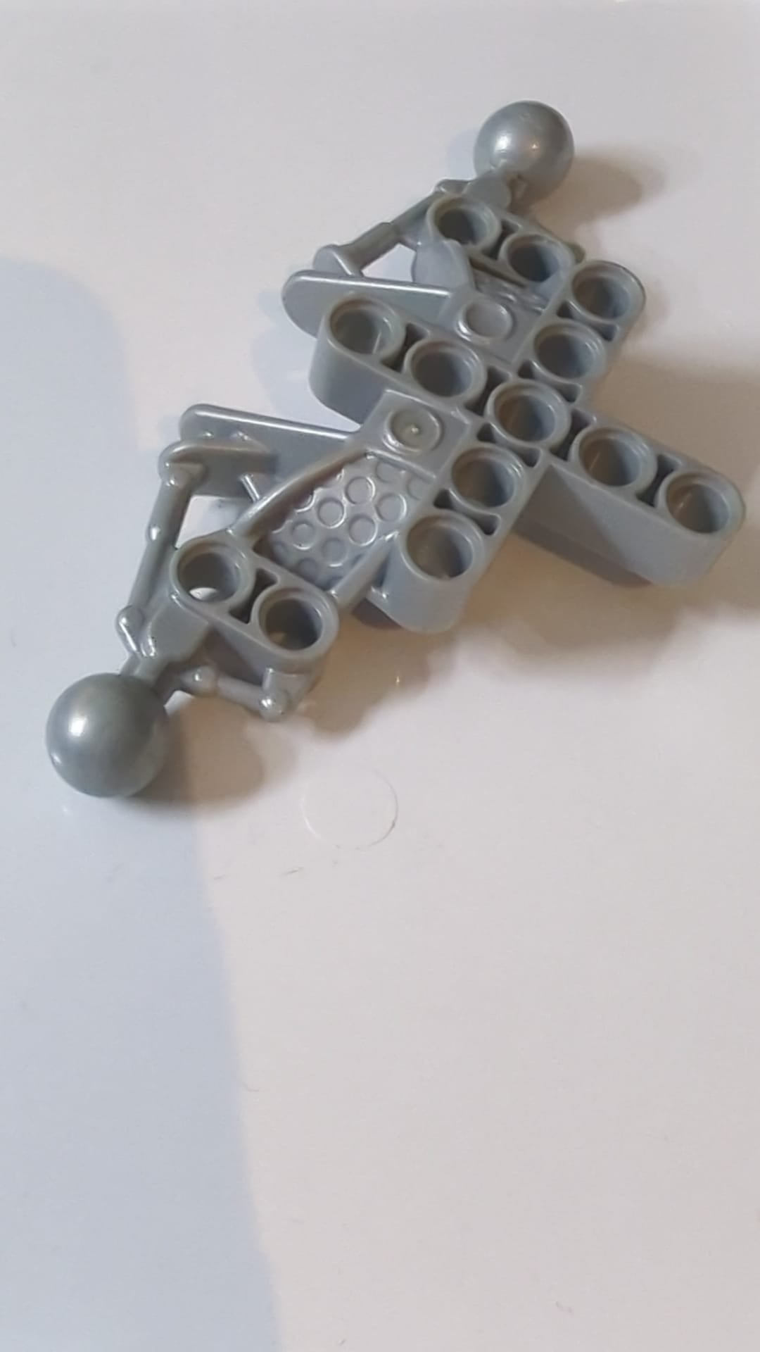 Bionicle Toa Inika Oberkörper / Schulterbereich pearl hellgrau