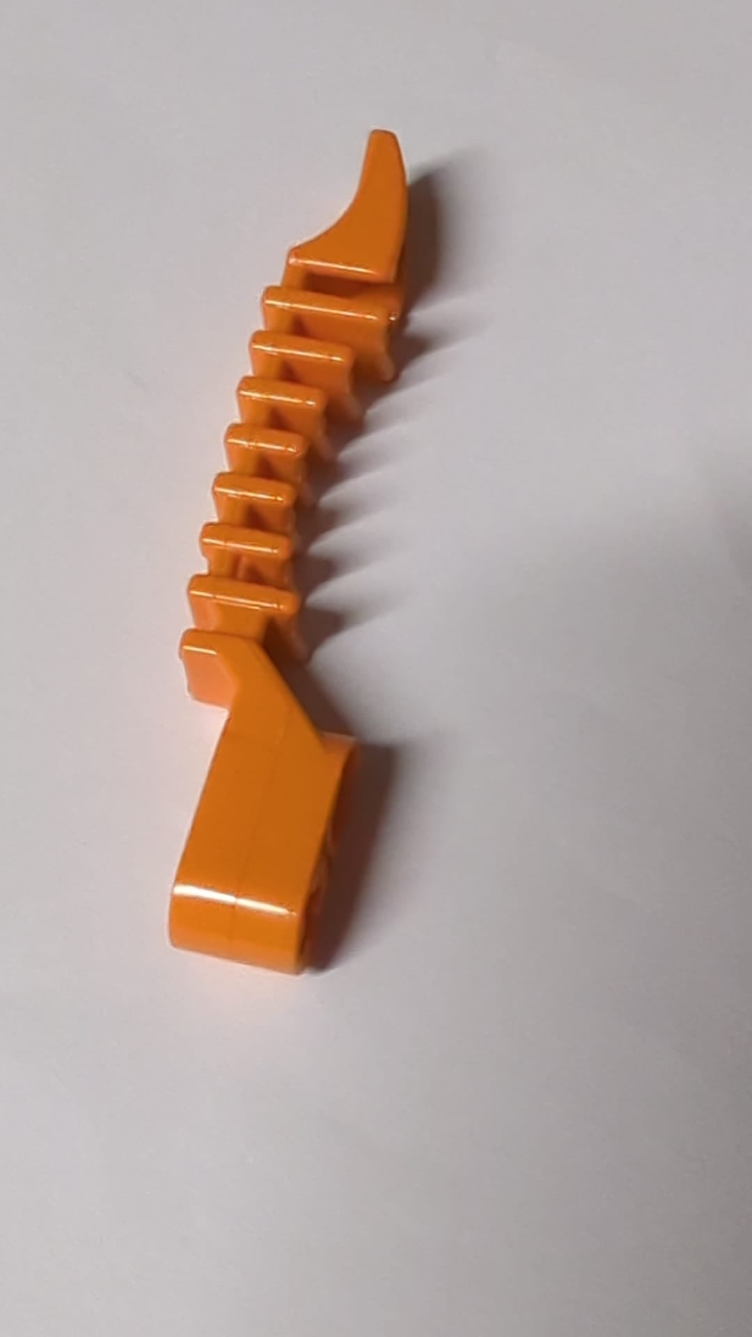 1x8 Projektilewerfer-Teil, Bionicle Thornax-Werfer Hälfte (Glatorian), Liftarm Ende orange