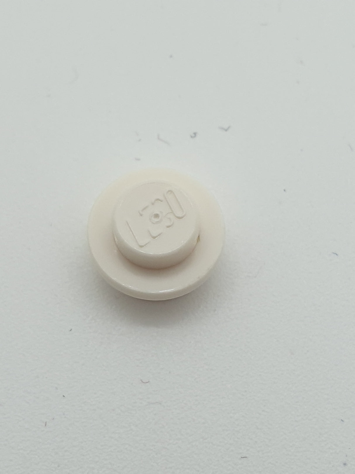 NEU Platte, Rund 1 x 1 weiss