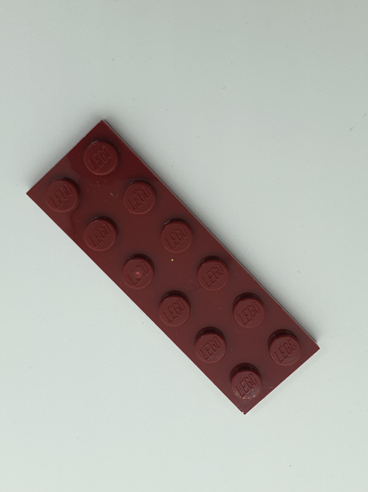 NEU Platte 2 x 6 dunkelrot