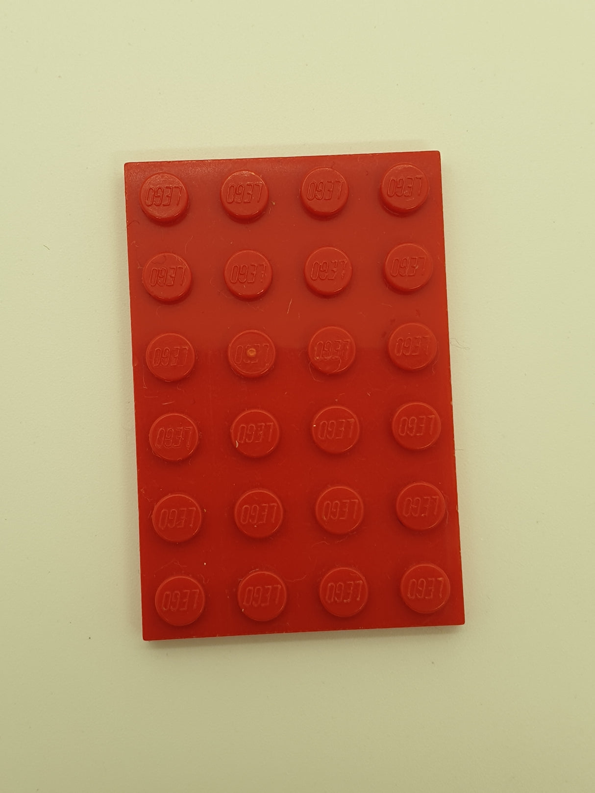 NEU Platte 4 x 6 rot