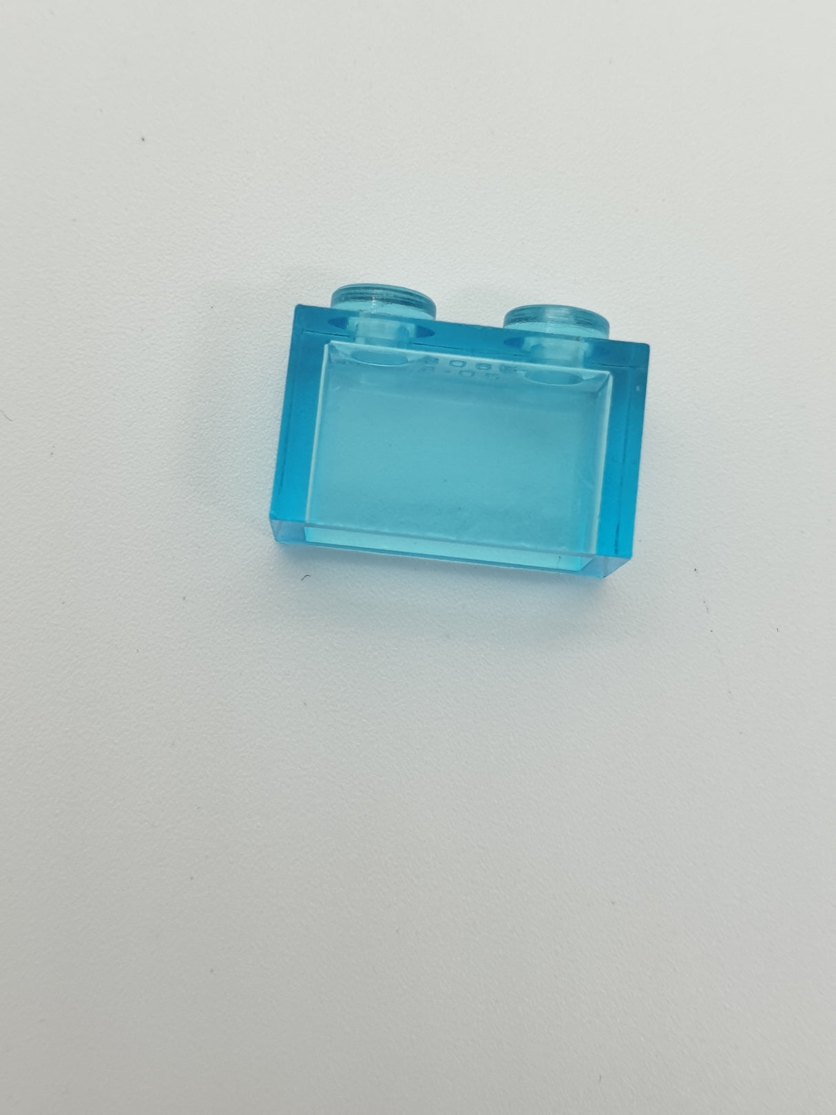 NEU Stein 1 x 2 ohne Boden Tube transparent hellblau