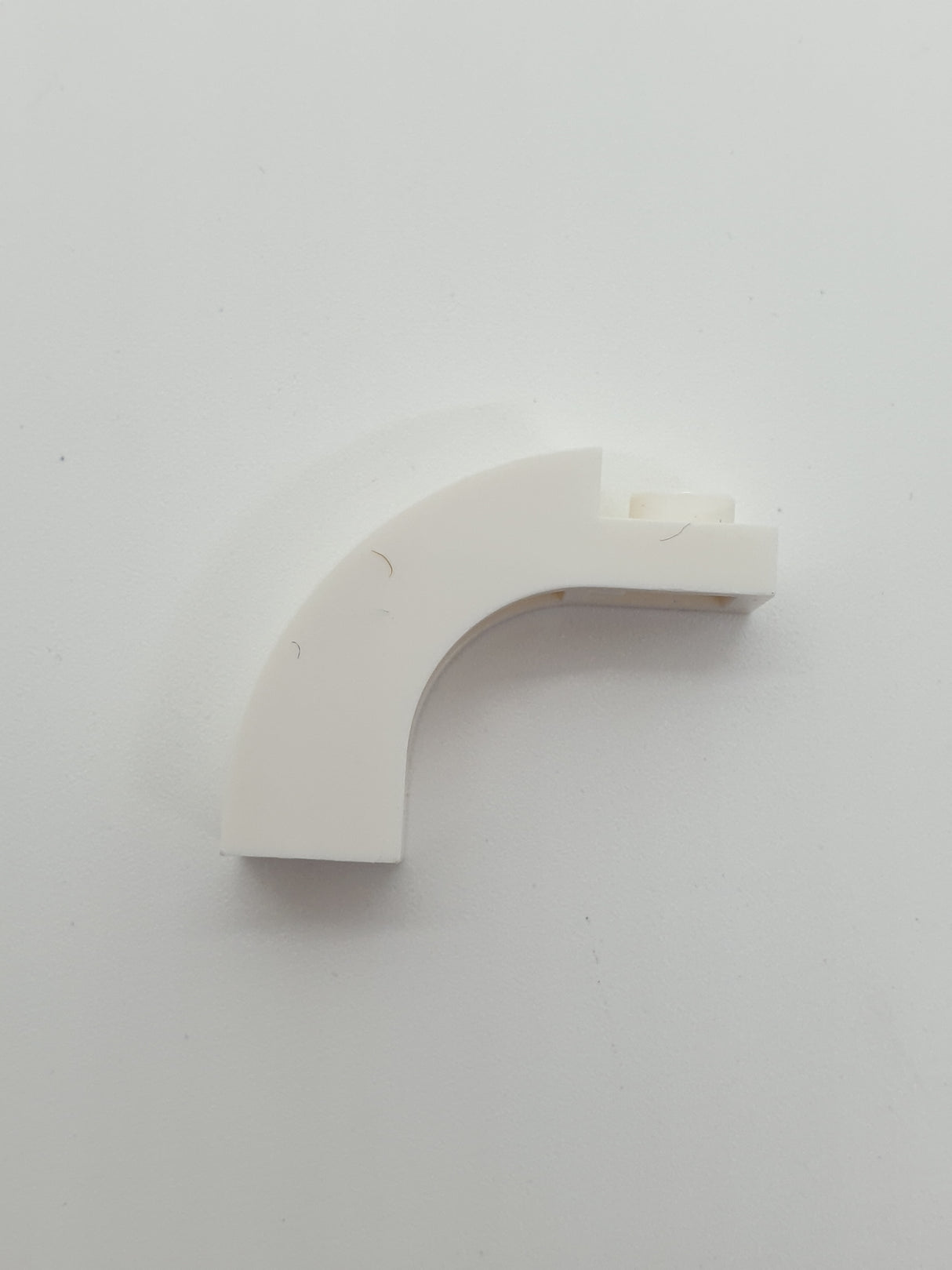 NEU Halbbogenstein 1 x 3 x 2 rund weiß