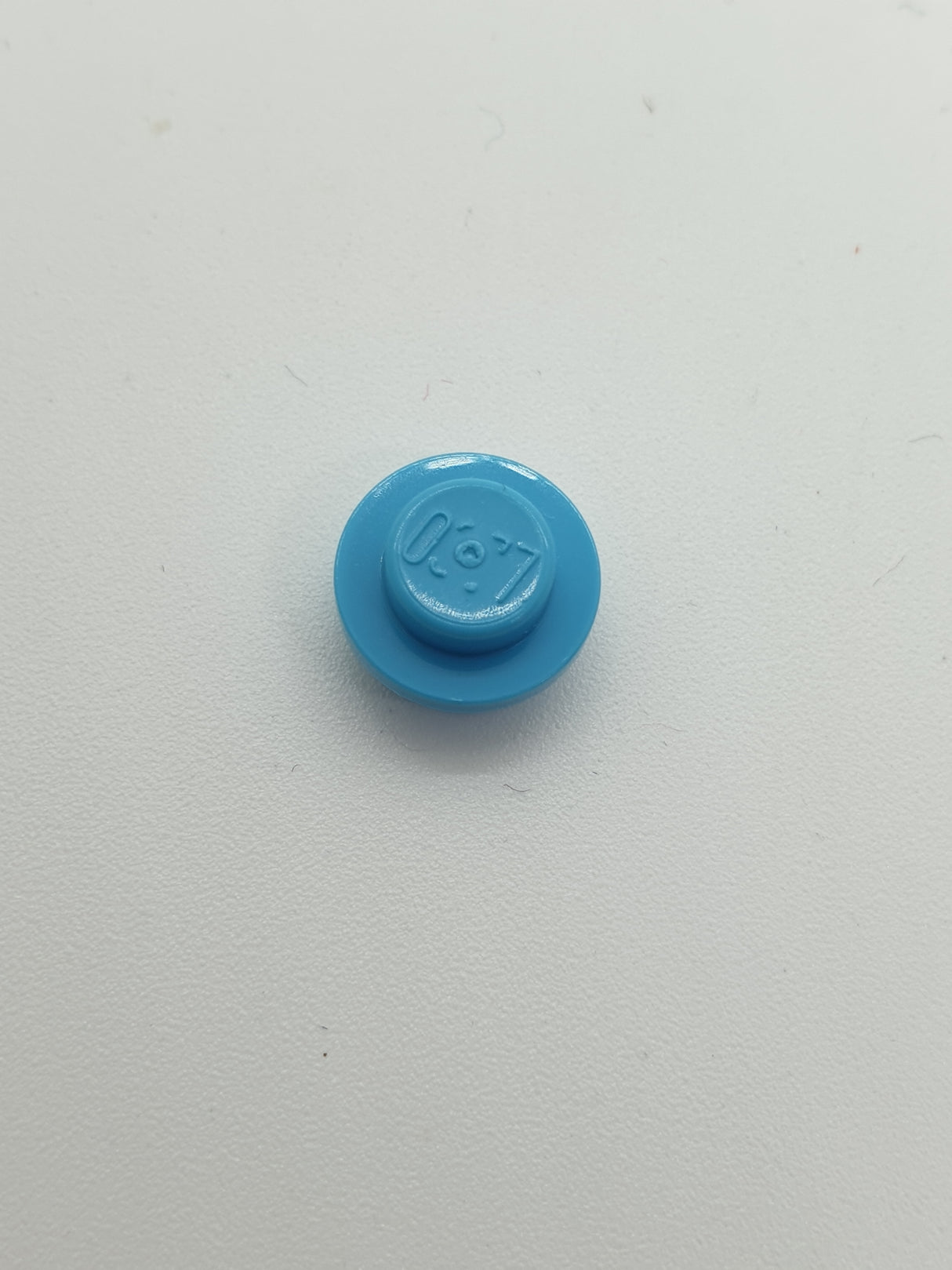 NEU Platte, Rund 1 x 1 azur