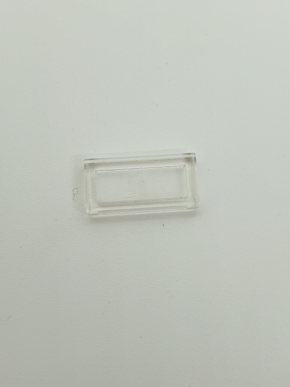 NEU Fliese 1 x 2 transparent weiß