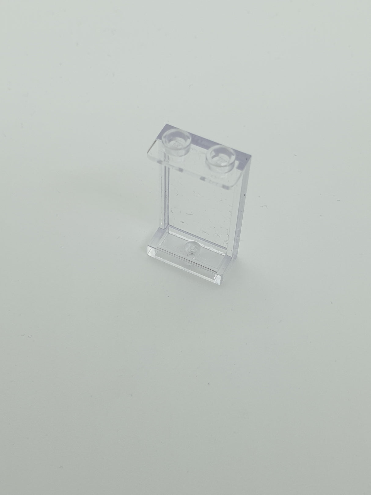 NEU Panel 1 x 2 x 3 mit Seitenstützen - hohle Noppen transparent weiß