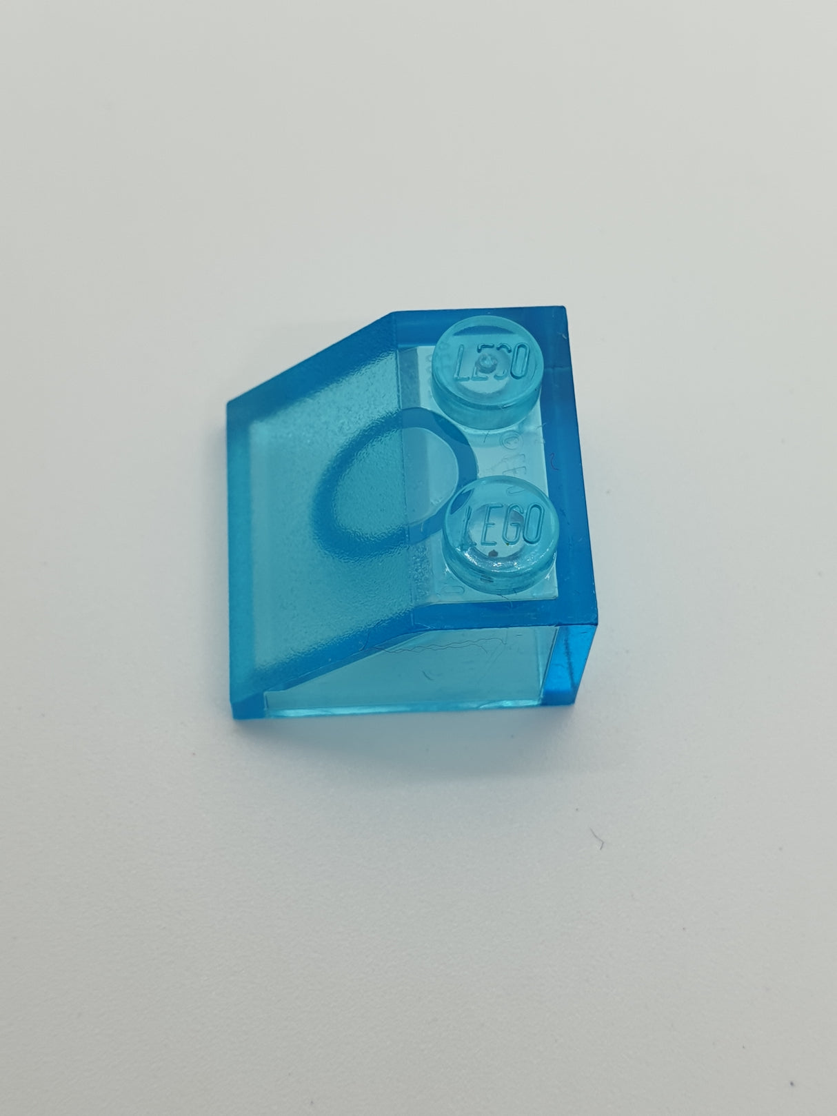 NEU Schrägstein 45 2 x 2 transparent hellblau