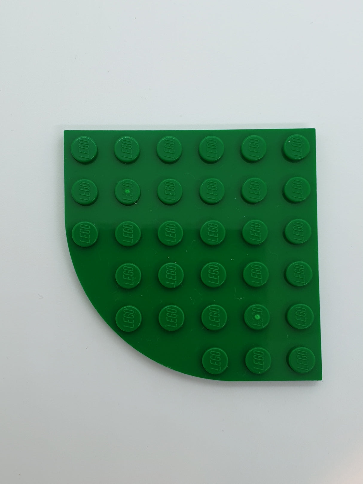 NEU Platte, runde Ecken 6 x 6 grün