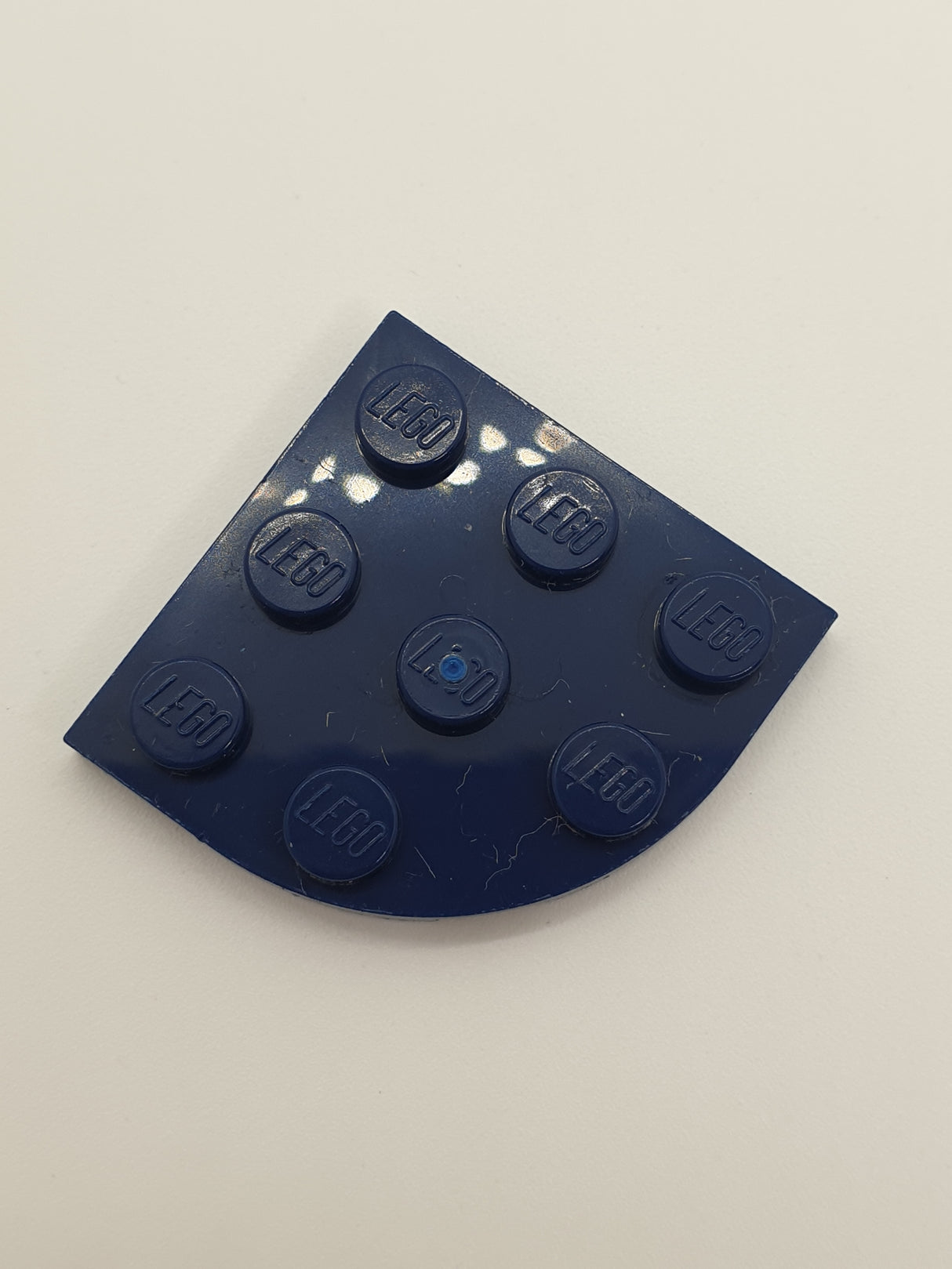 NEU Platte, Runde Ecke 3 x 3 dunkelblau