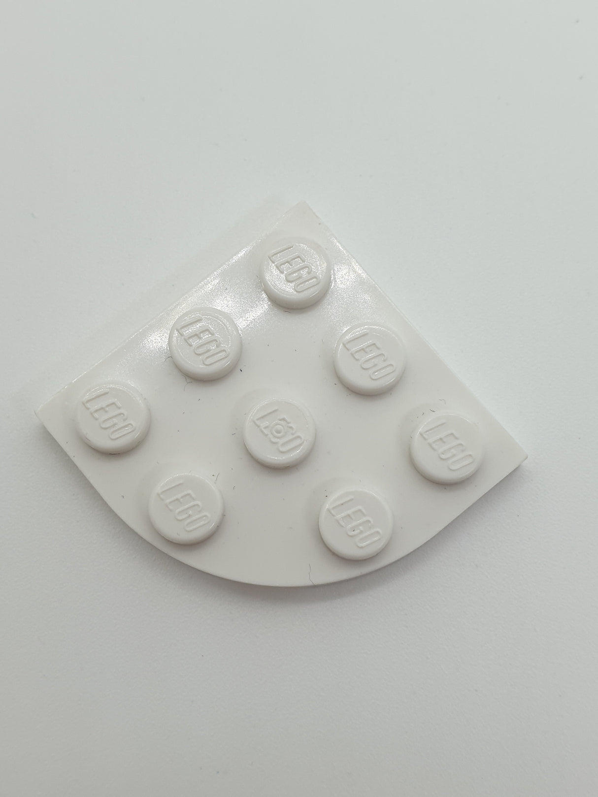 NEU Platte, Rund Ecke 3 x 3 weiß