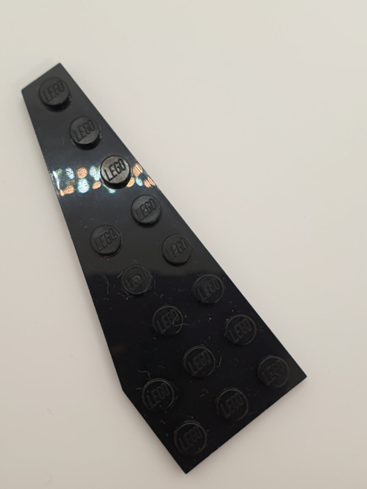 NEU Platte modifiziert, Flügel 8 x 3 Pentagonal links schwarz