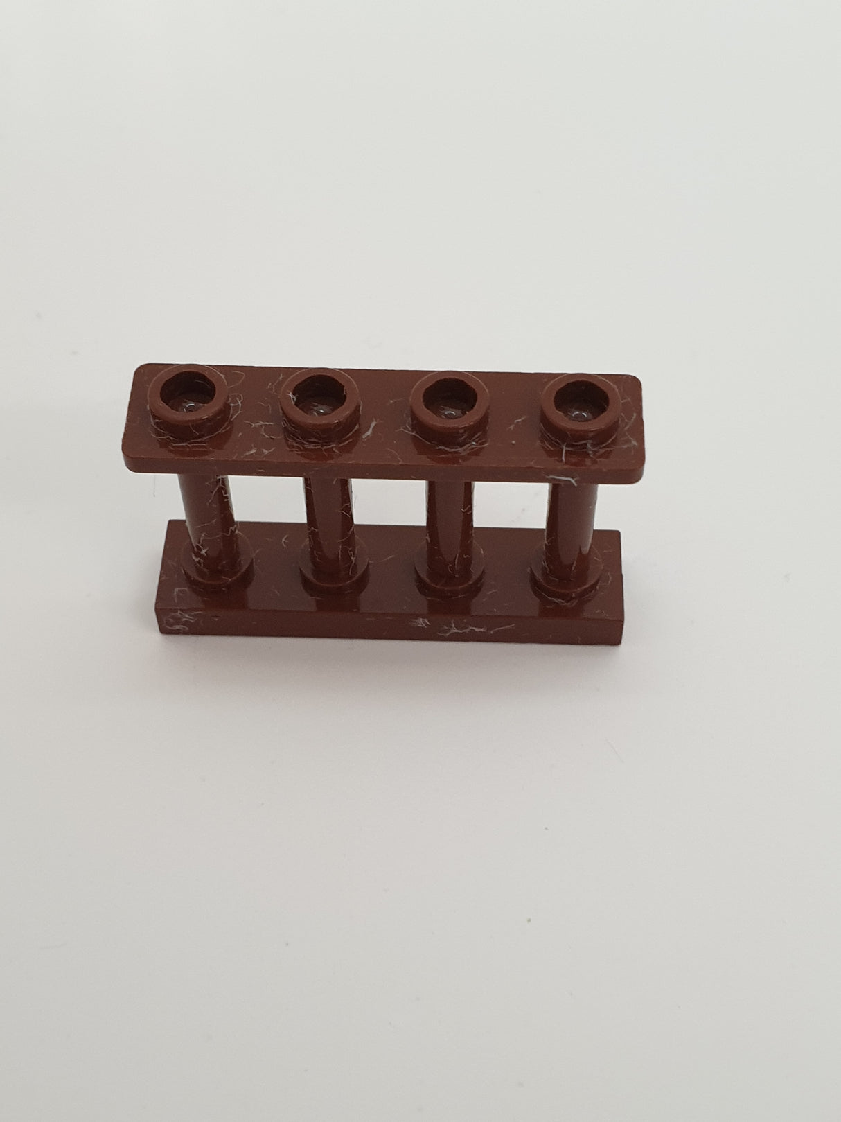 NEU Zaun 1 x 4 x 2 mit 4 Noppen neubraun