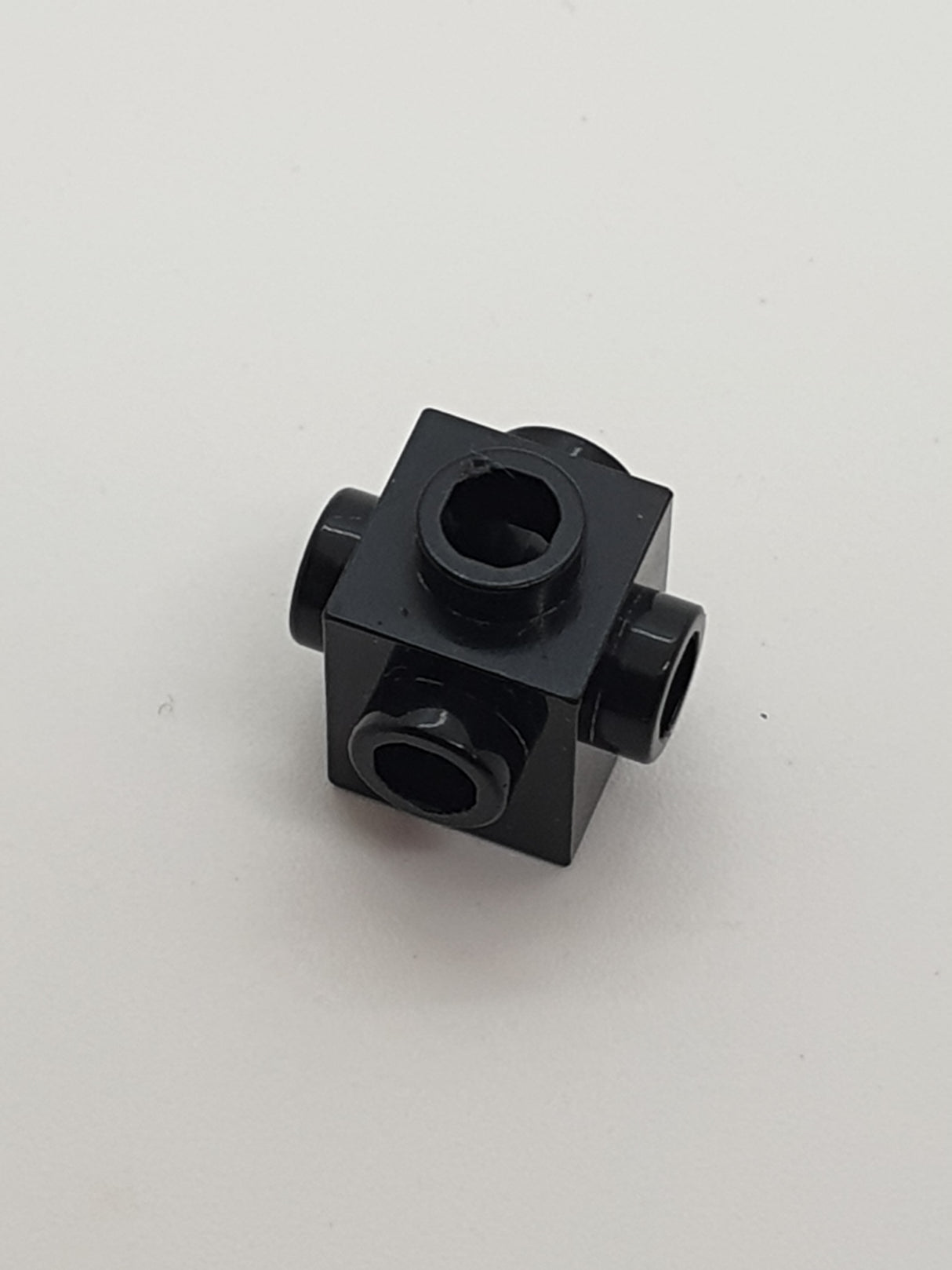NEU Stein, modifiziert 1 x 1 mit Nieten an 4 Seiten schwarz