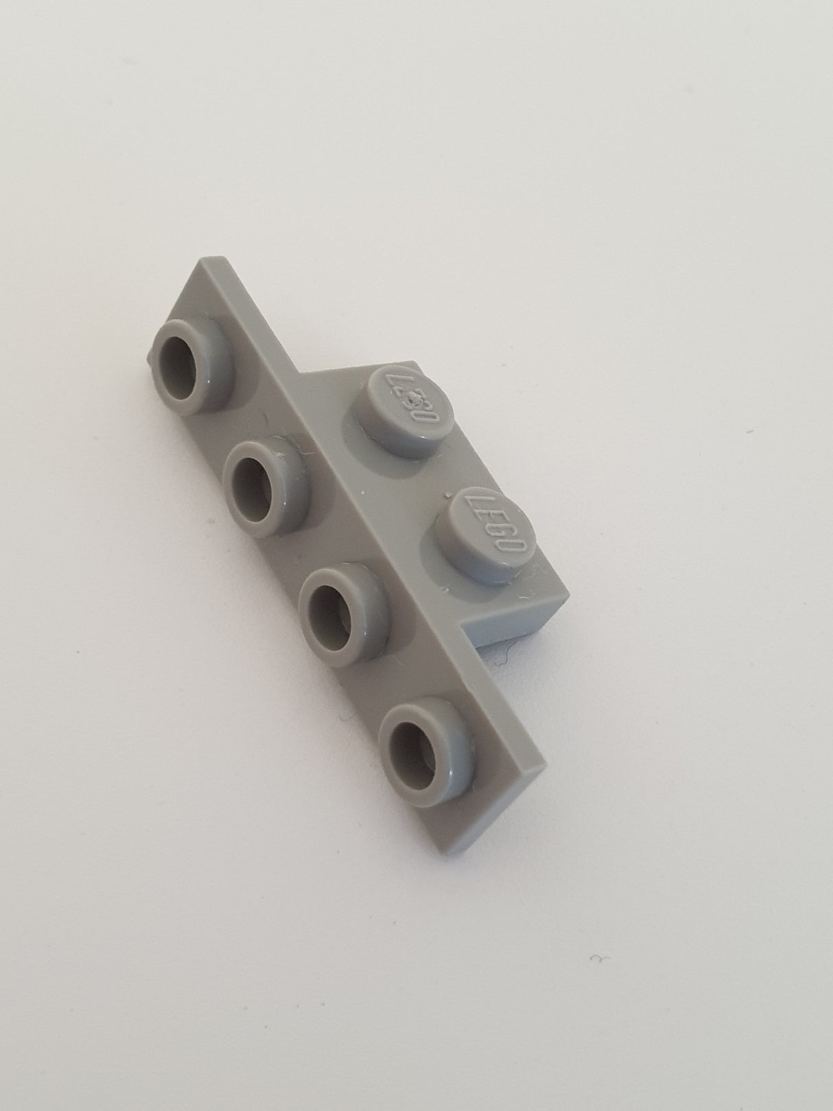 NEU Winkel 1 x 2 - 1 x 4 mit zwei runden Ecken unten neuhellgrau