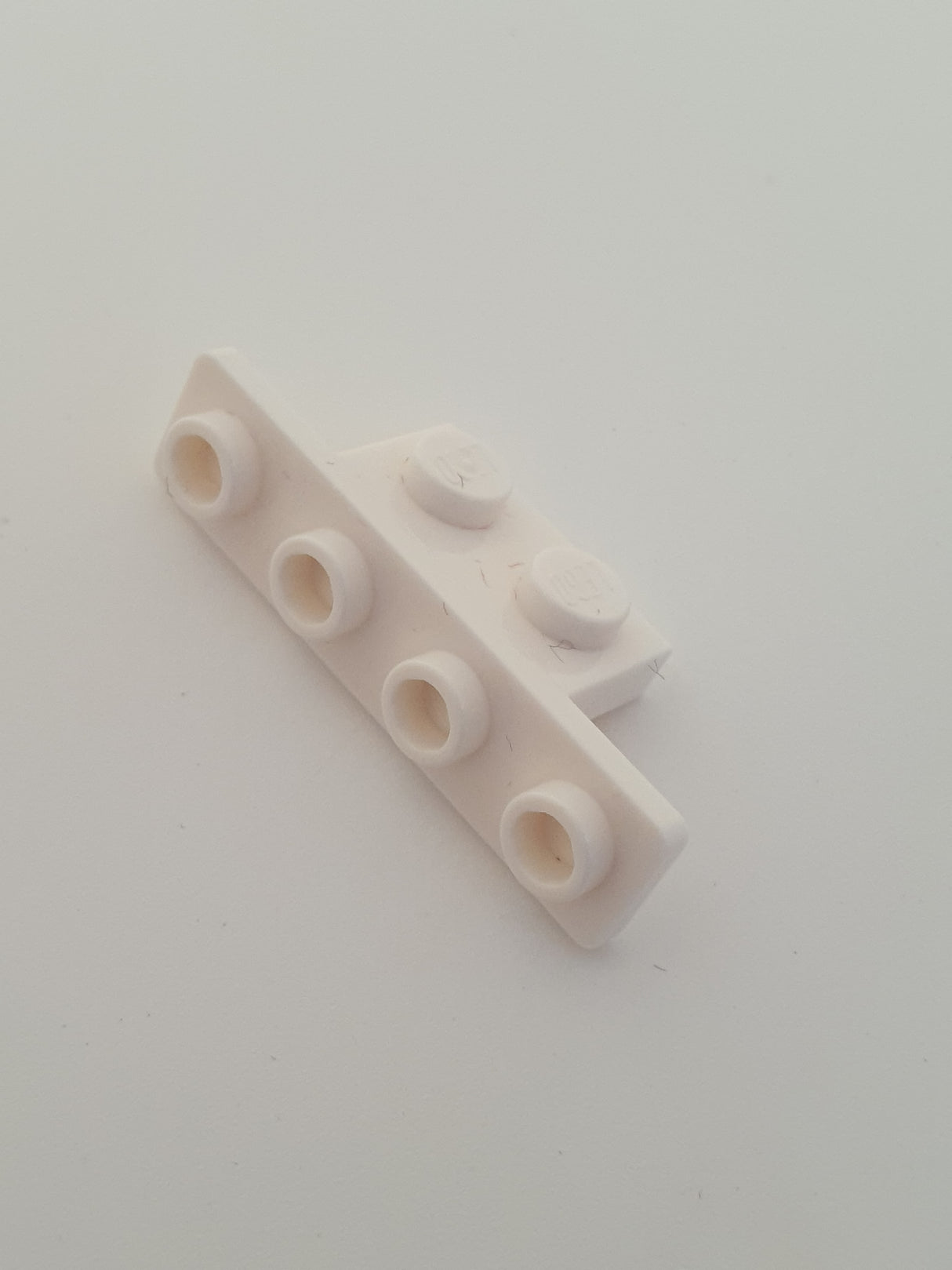 NEU Winkel 1 x 2 - 1 x 4 mit zwei runden Ecken unten weiß