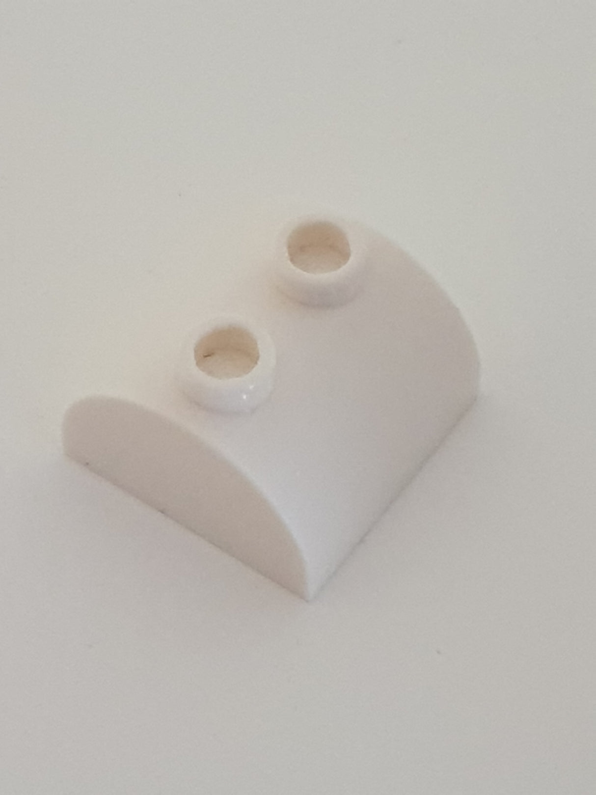 NEU Bogenstein 2 x 2 x 1 doppelt mit 2 Noppen weiß