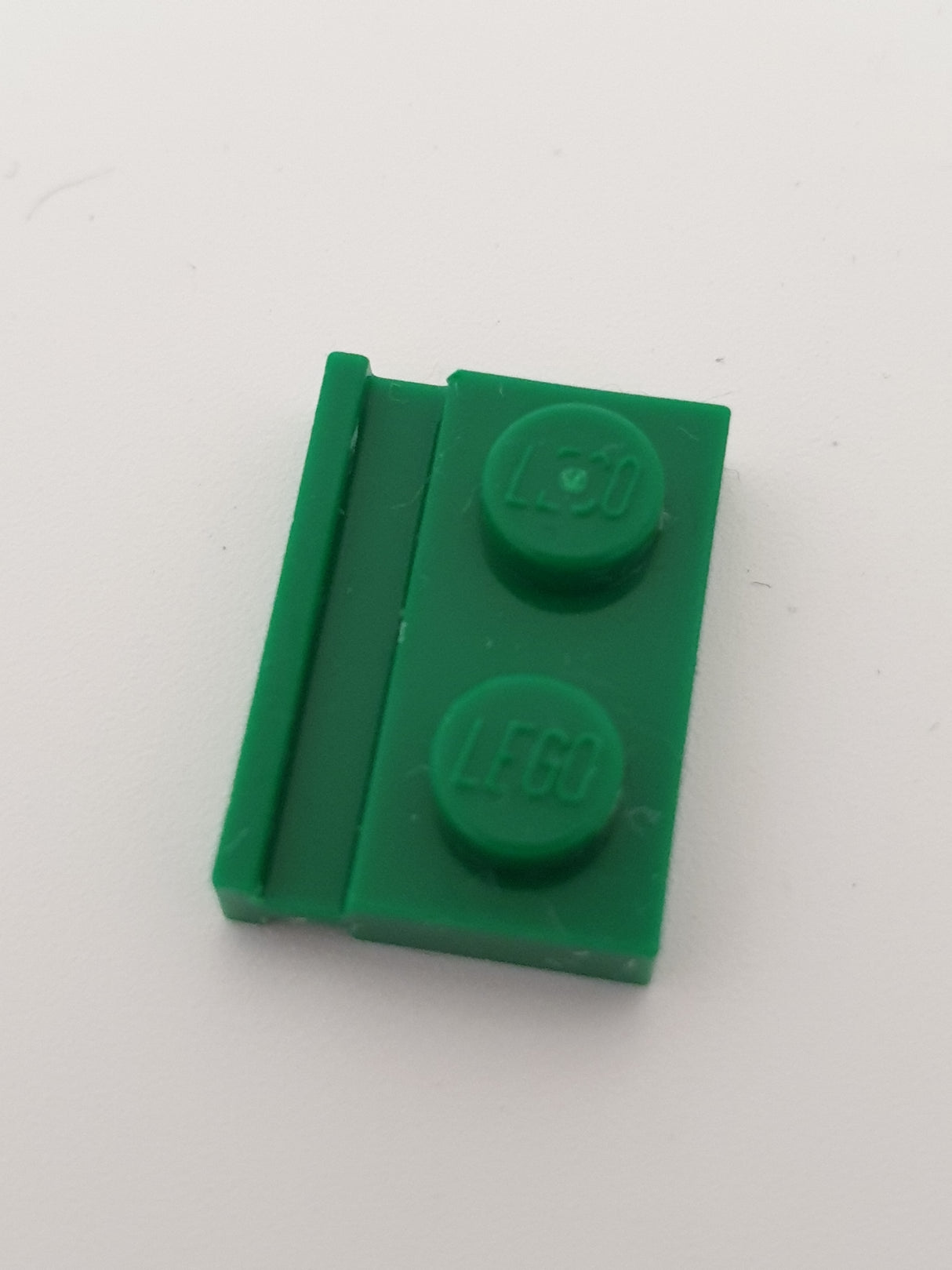 NEU Platte, modifiziert 1 x 2 mit Türschiene grün