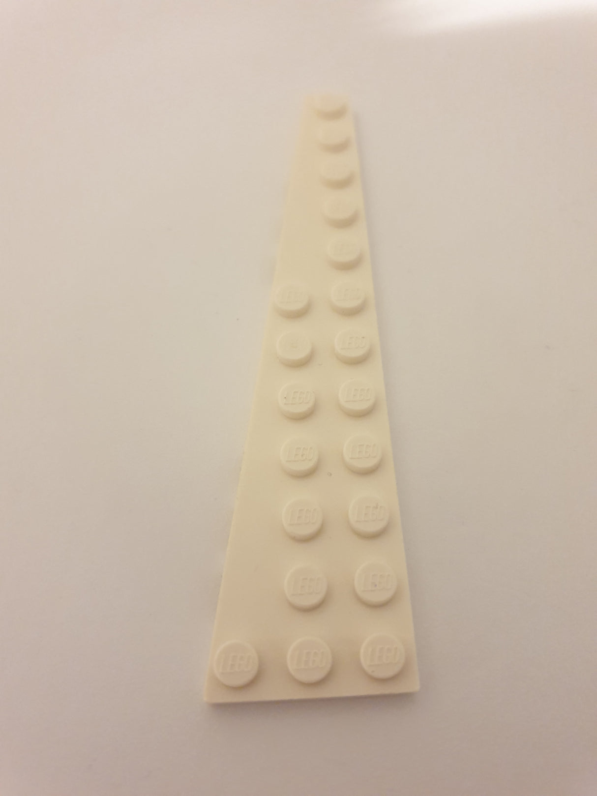 NEU Flügelplatte 12 x 3 links weiß