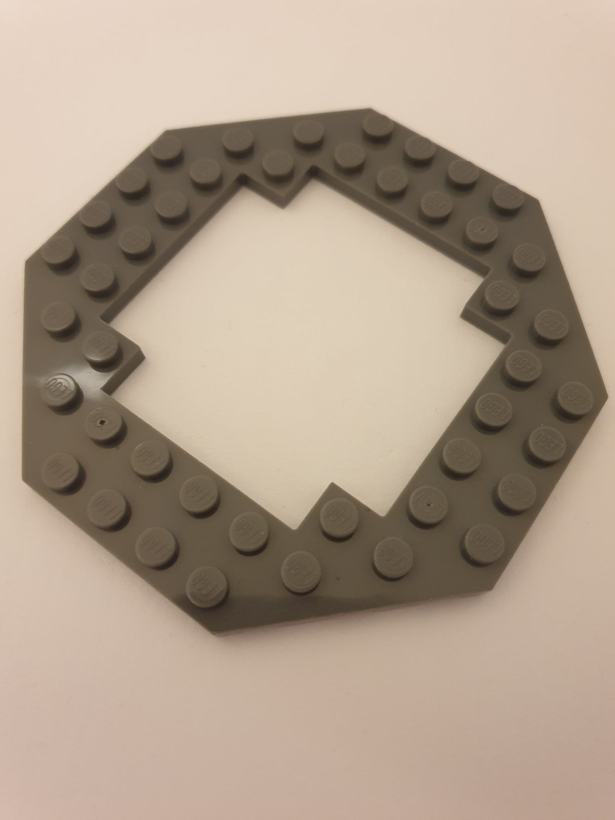 NEU Platte modifiziert achteckig offene Mitte 10 x 10 neudunkelgrau