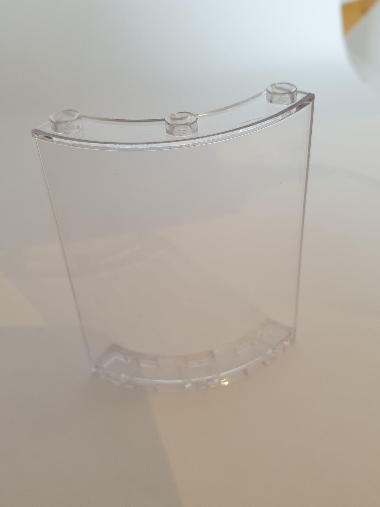 NEU Zylinder Viertel 4 x 4 x 6 transparent weiss