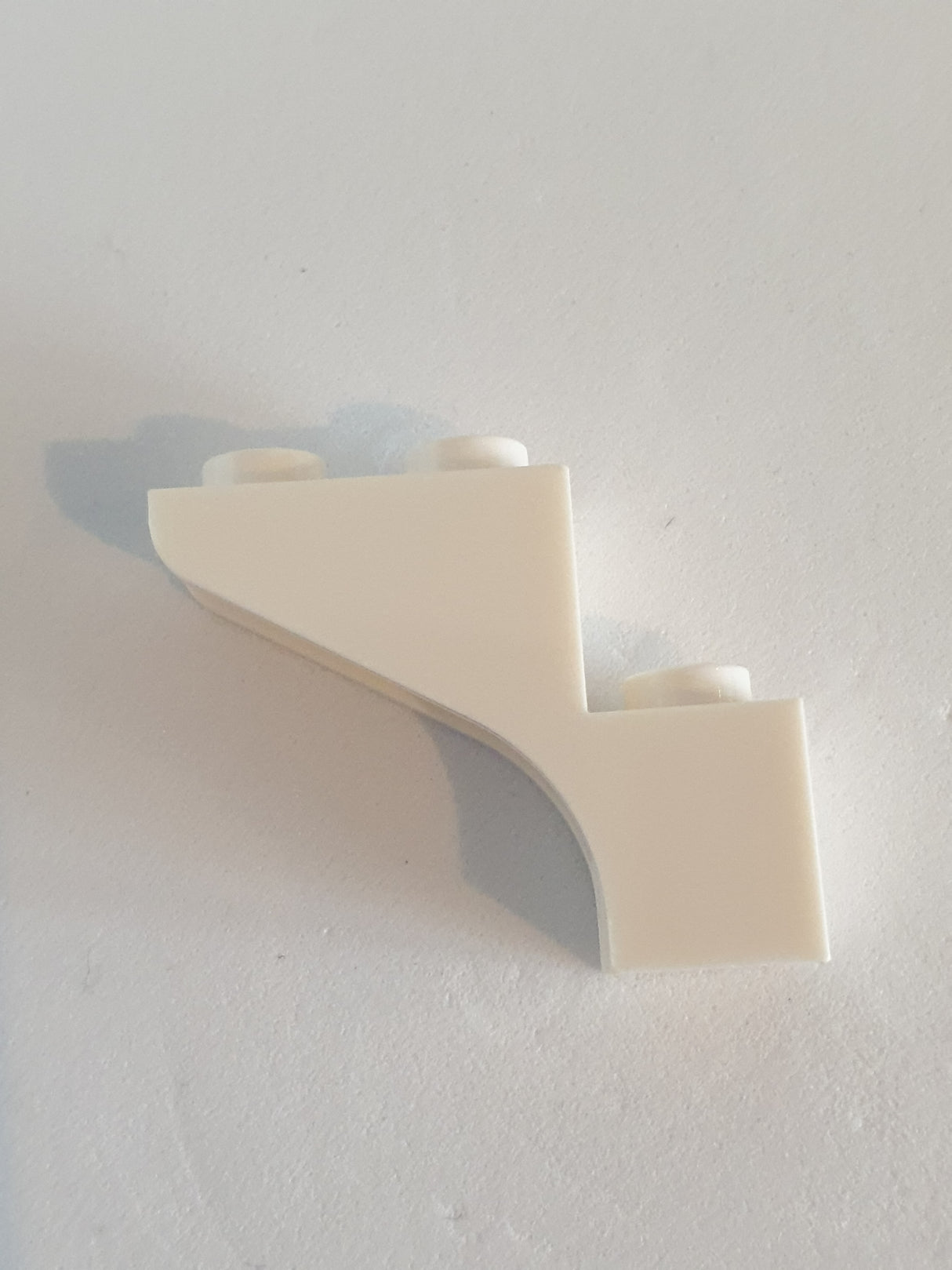 NEU Halbbogenstein mit Stufe 1 x 3 x 2 weiß