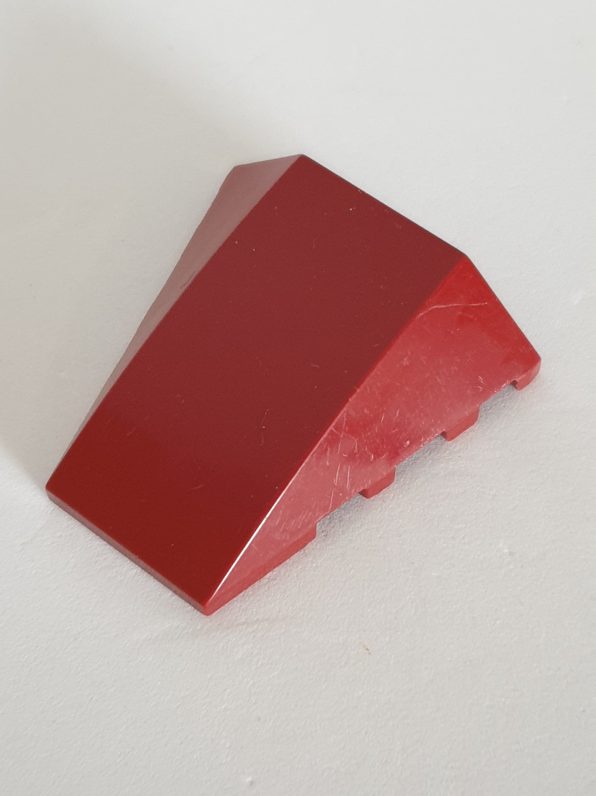 NEU Keilstein 4 x 4 dreifach gebogen keine Noppen dunkelrot