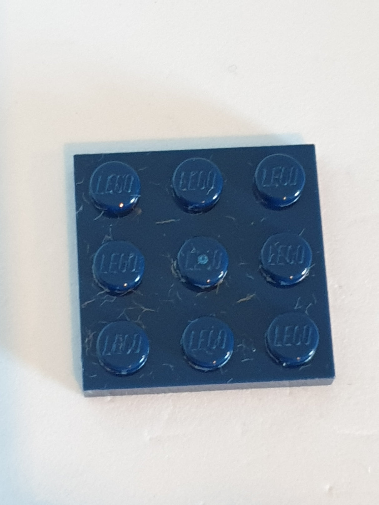 NEU Platte 3 x 3 dunkelblau