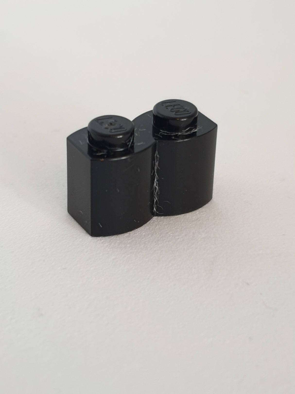 NEU Stein, modifiziert 1 x 2 Palisaden Profil schwarz