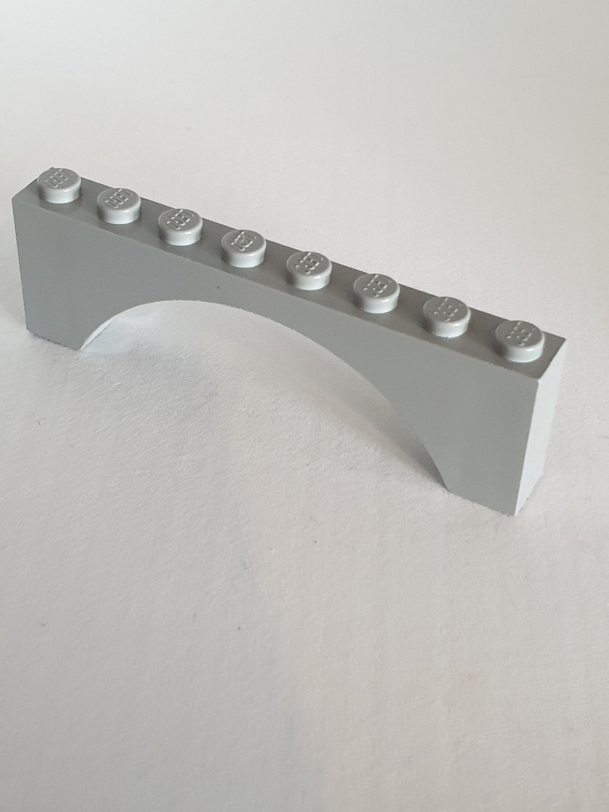 NEU Bogenstein 1 x 8 x 2 mit Absatz neuhellgrau