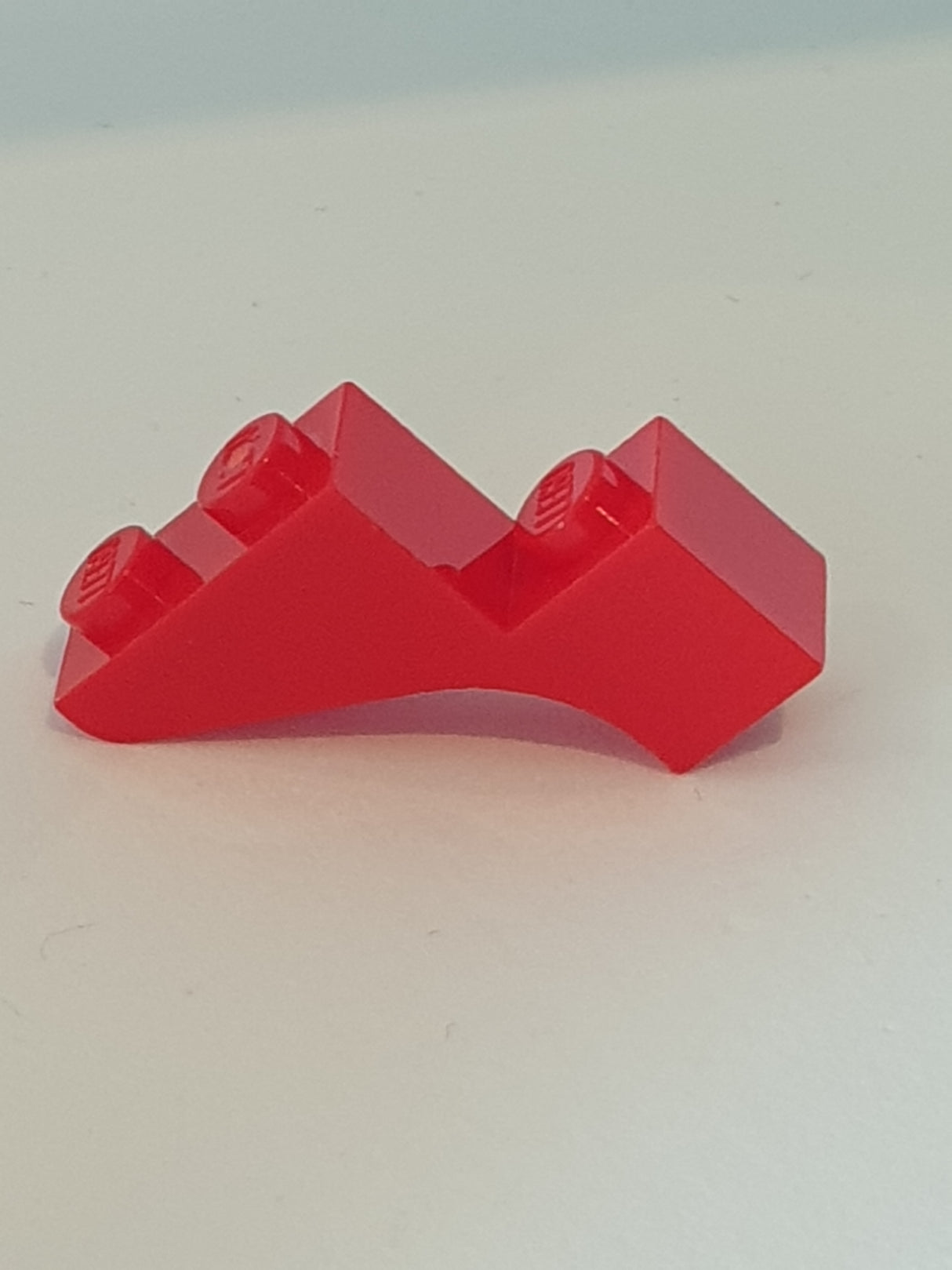 NEU Halbbogenstein mit Stufe 1 x 3 x 2 rot