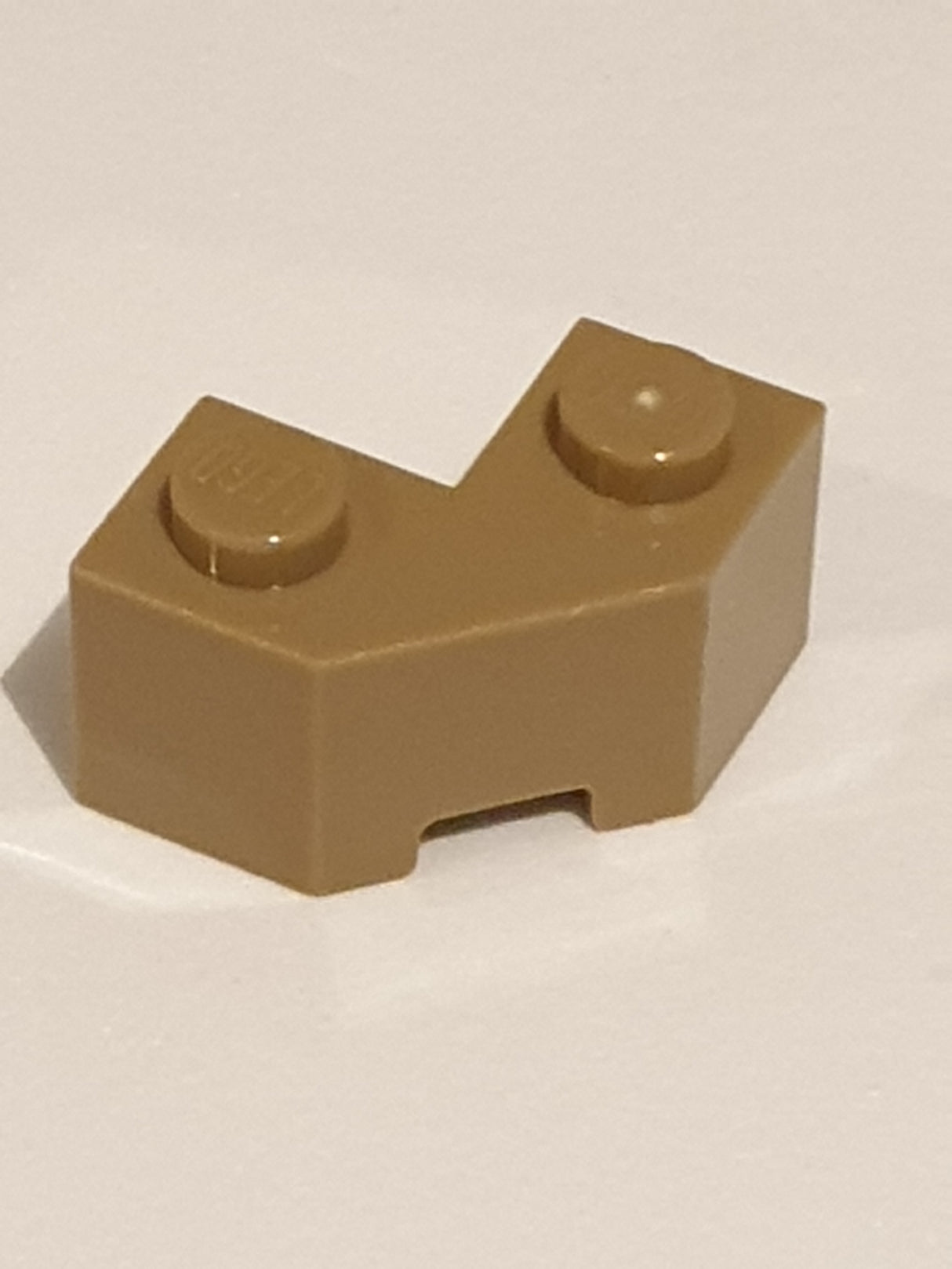 NEU Stein modifiziert 2 x 2 facettiert dunkelbeige