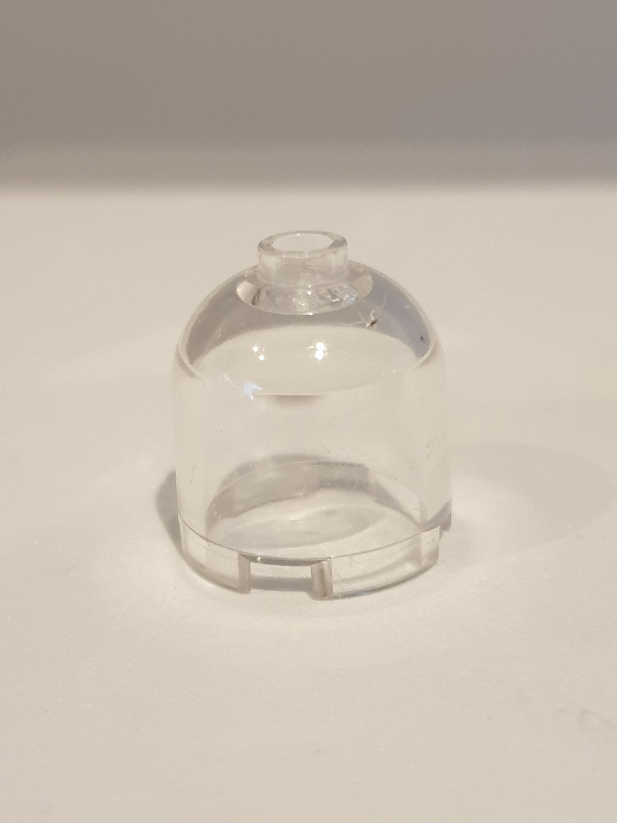 NEU Stein, rund 2 x 2 x 1 2/3 Kuppel transparent weiß