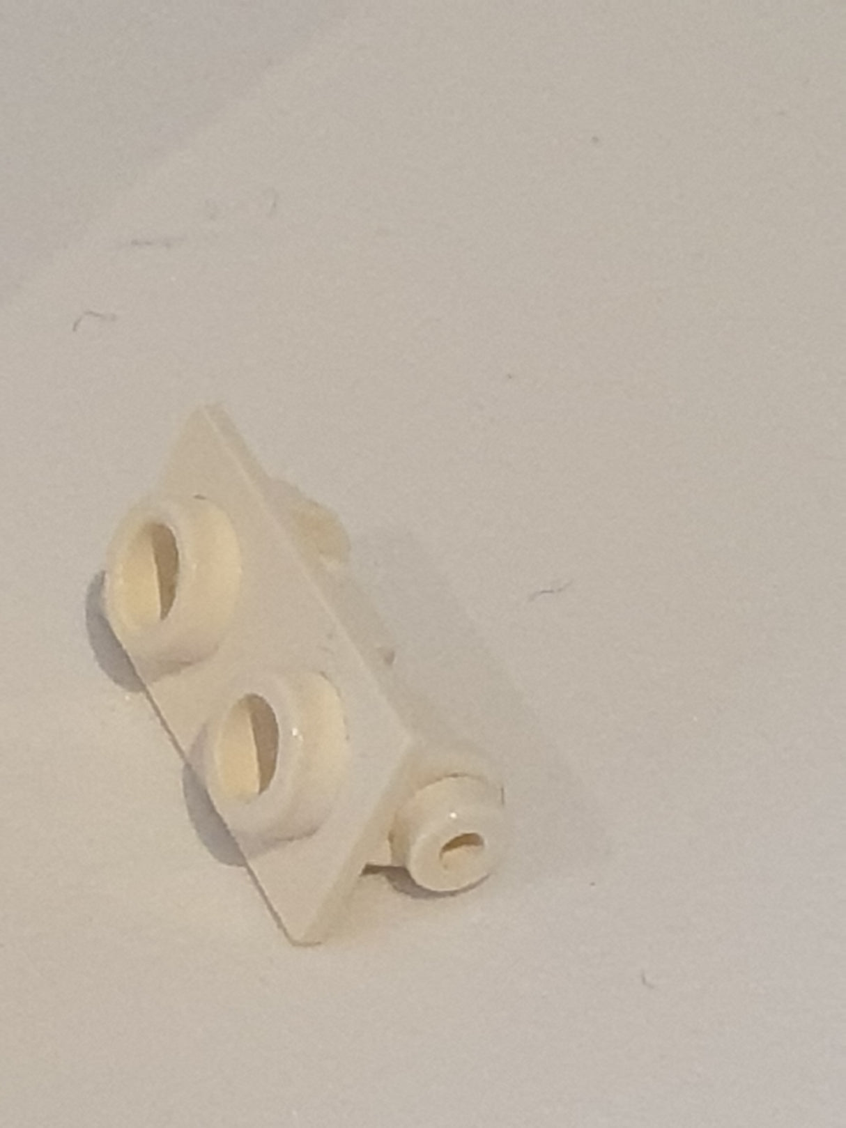 NEU Scharnierstein 1 x 2 Obere Platte weiß