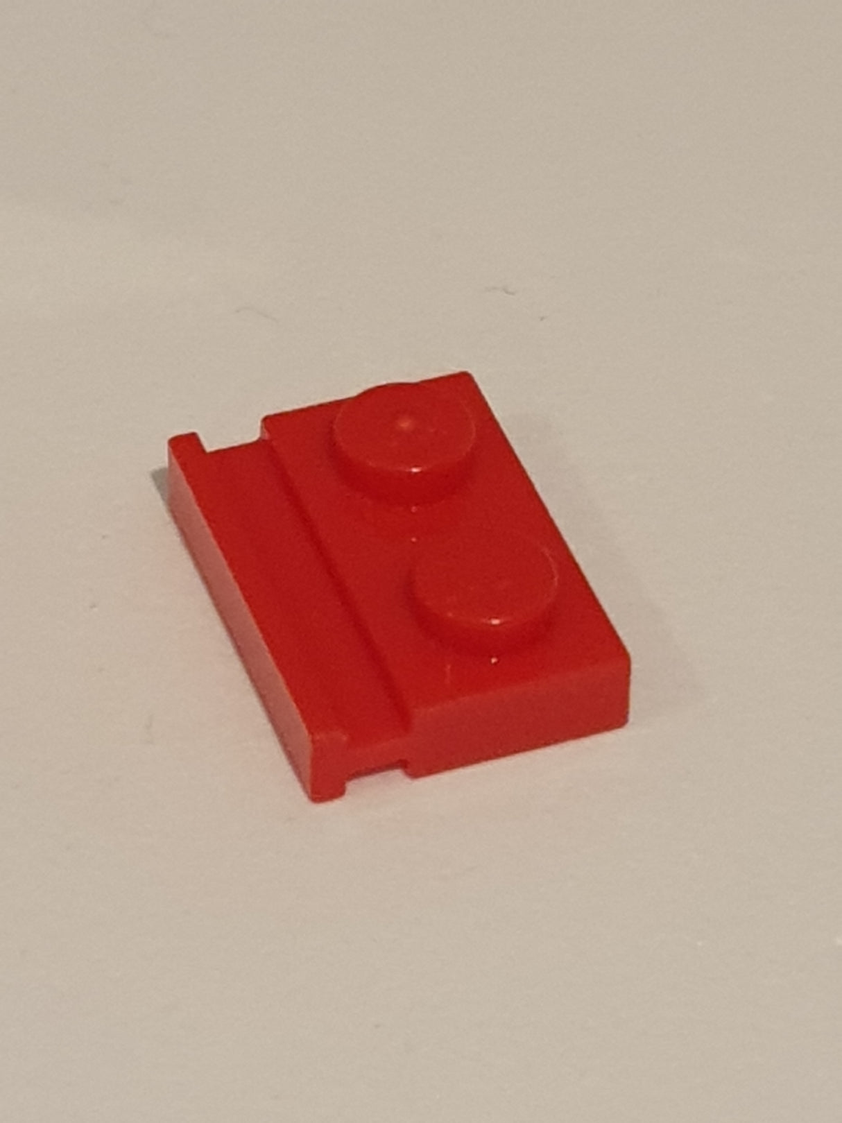NEU Platte, modifiziert 1 x 2 mit Türschiene rot