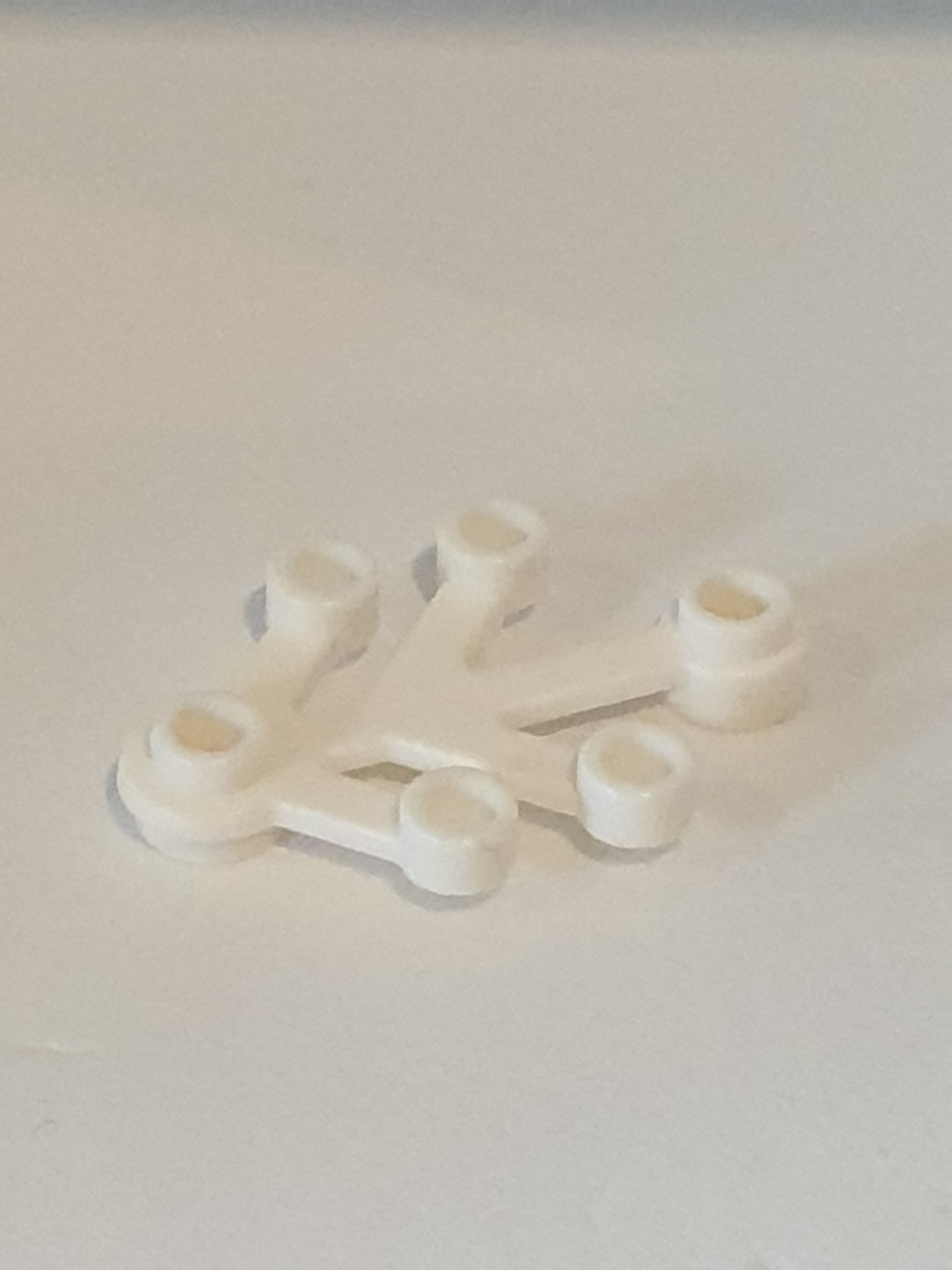 NEU Pflanzenblätter 4 x 3 weiß