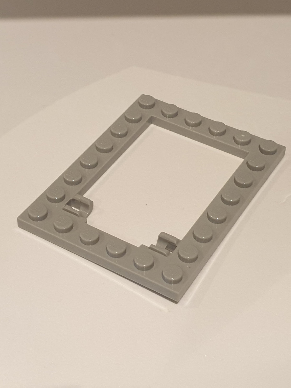 NEU Platte, modifiziert 6 x 8 Falltürrahmen Horizontal (lange Pin Halter) neuhellgrau