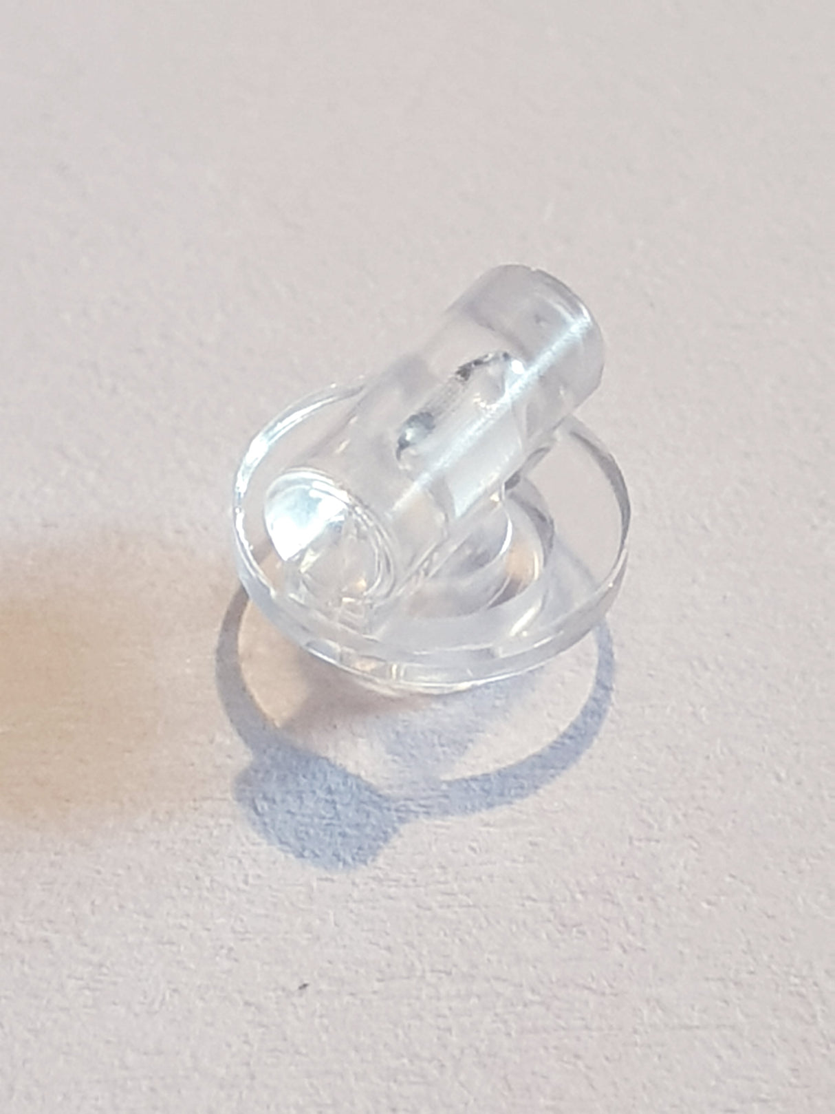 NEU Platte, Rund 1 x 1 mit Lenkergriff am kurzen Vorbau transparent weiss