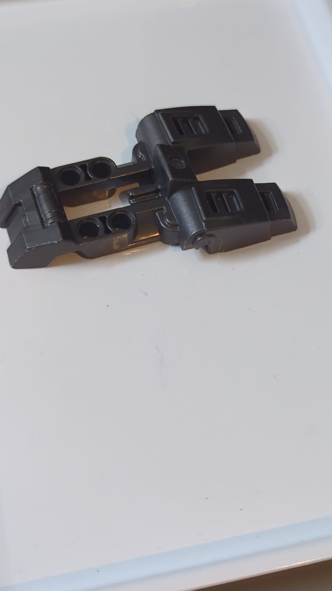 Hero Factory Fuß, Größe L mit 2 Zehen titan