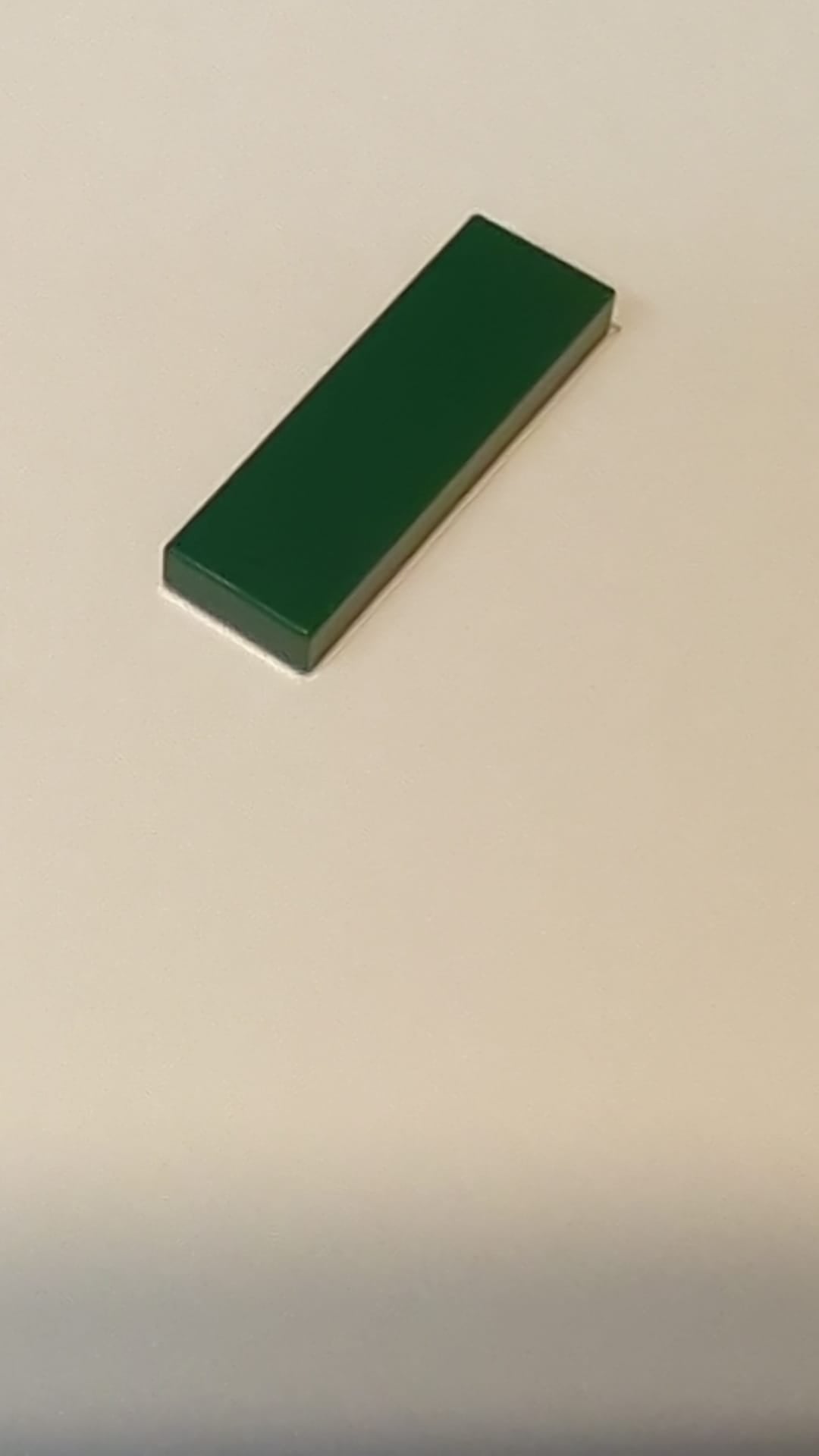 NEU Fliese 1 x 3 dunkelgrün