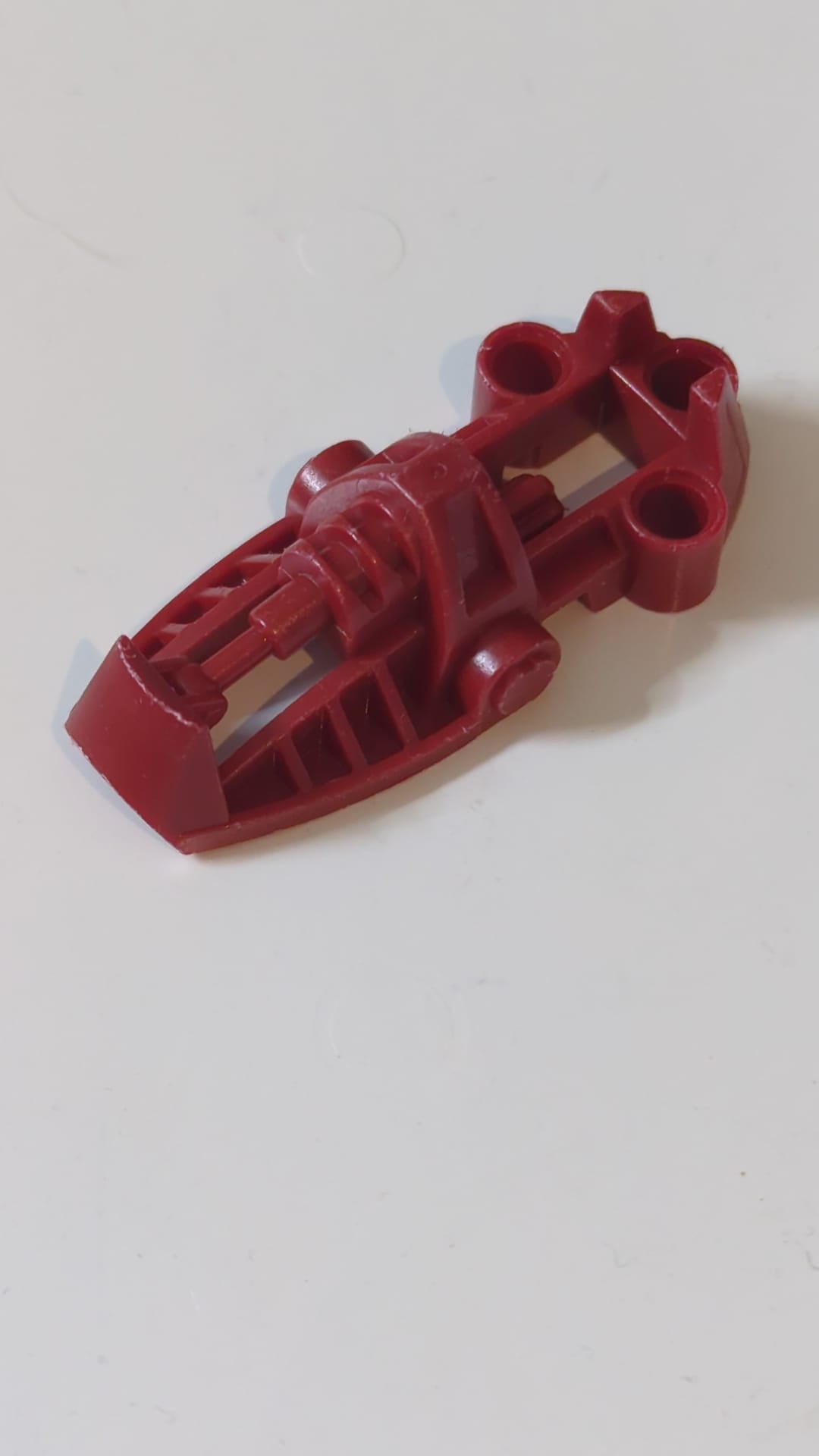 Bionicle Fuß Toa Metru dunkelrot